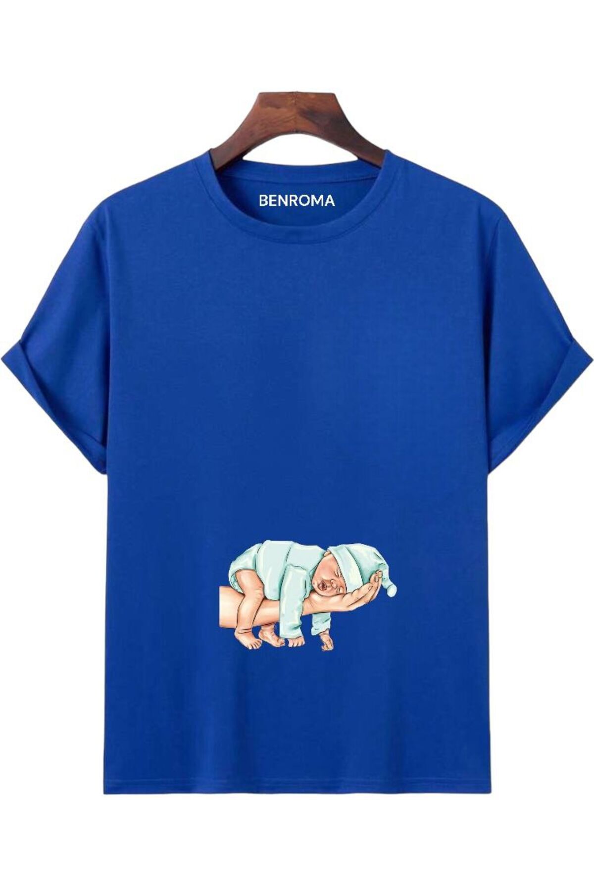 Printed Loose Fit Maternity T-Shirt
