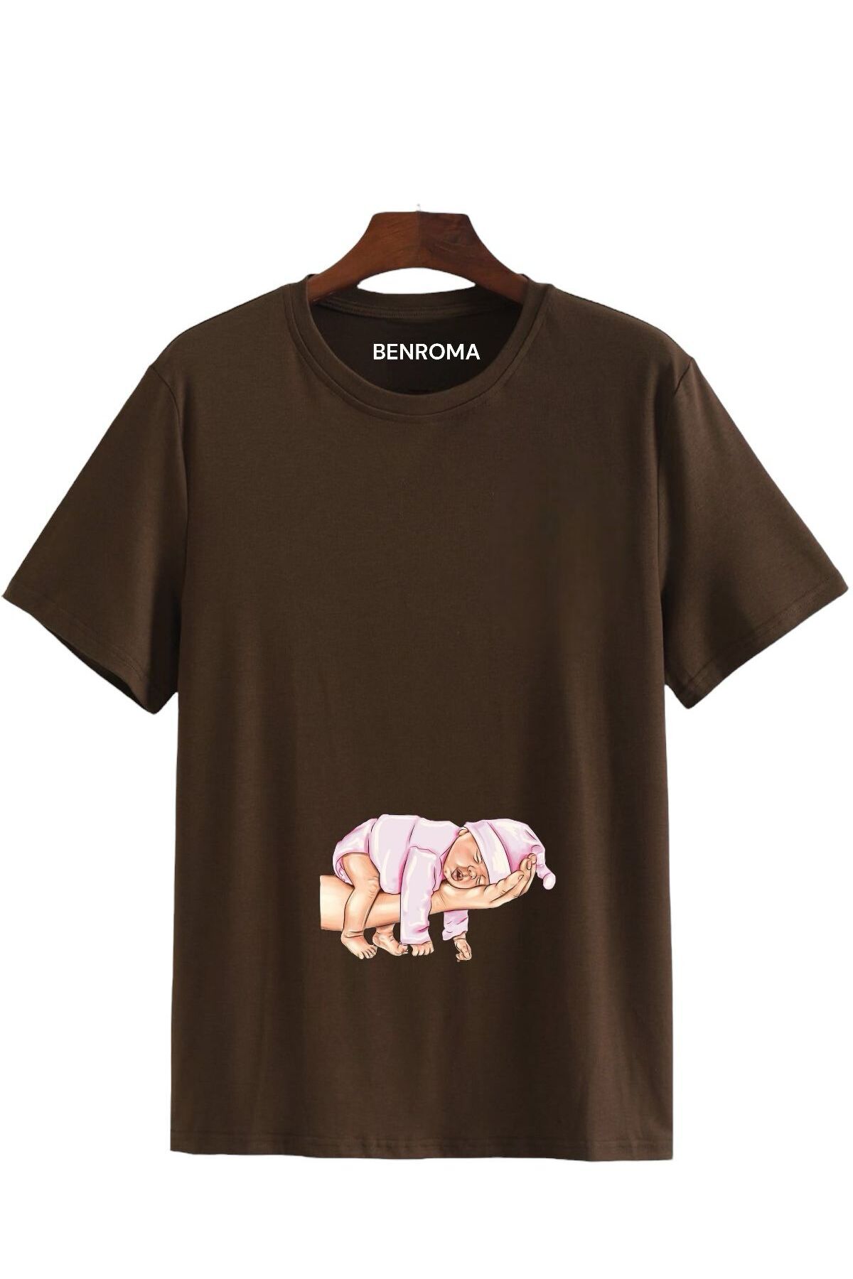 Printed Loose Fit Maternity T-Shirt
