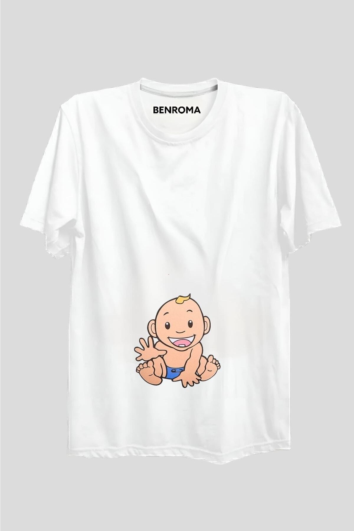 Printed Loose Fit Maternity T-Shirt