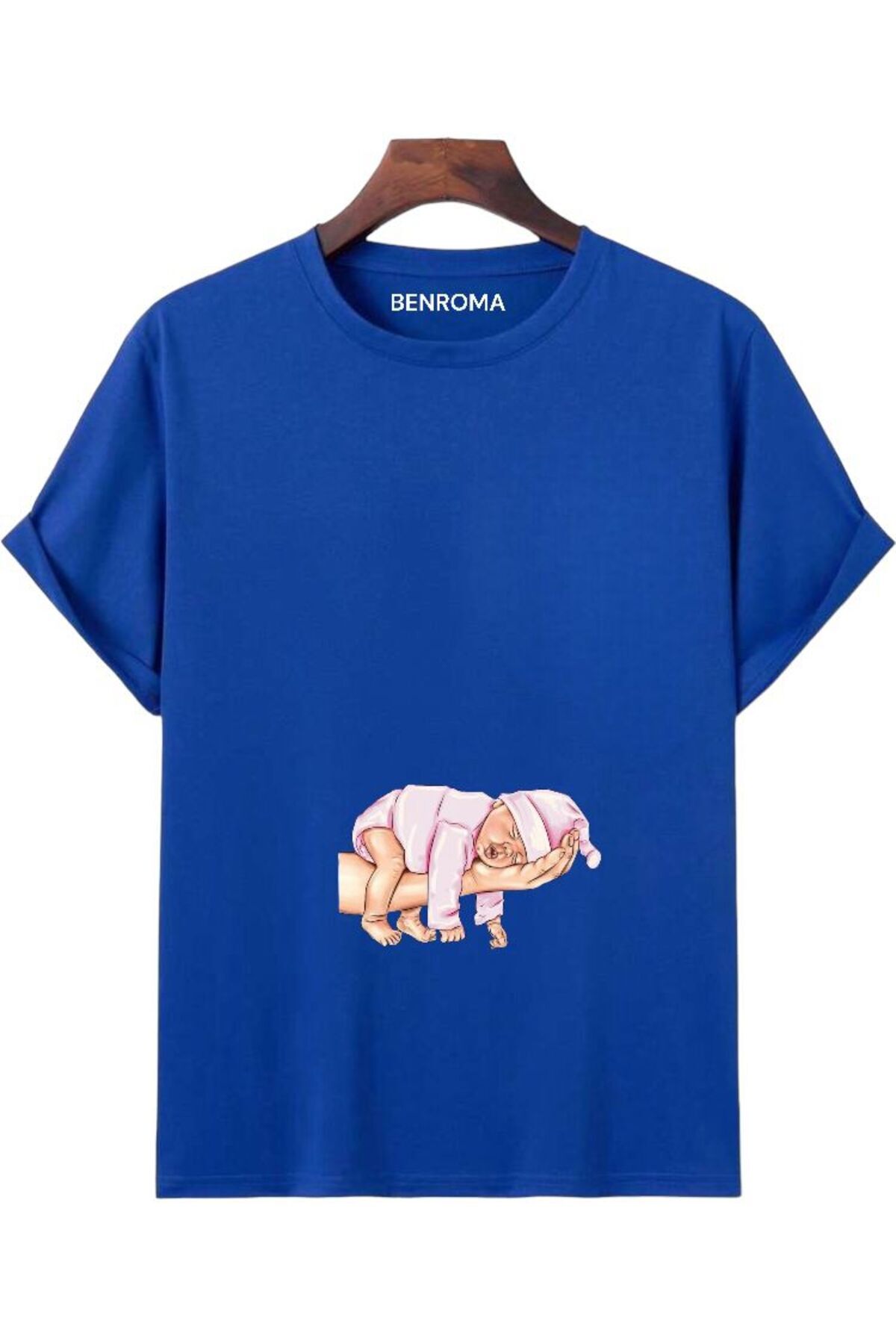 Printed Loose Fit Maternity T-Shirt