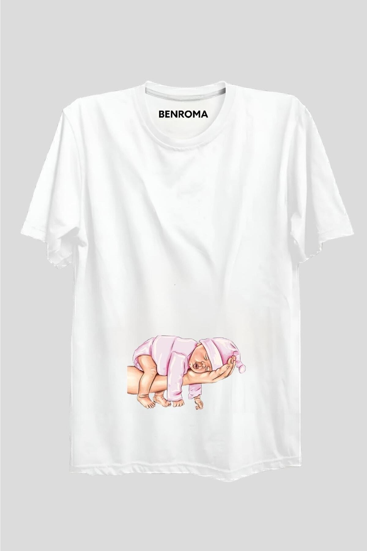 Printed Loose Fit Maternity T-Shirt