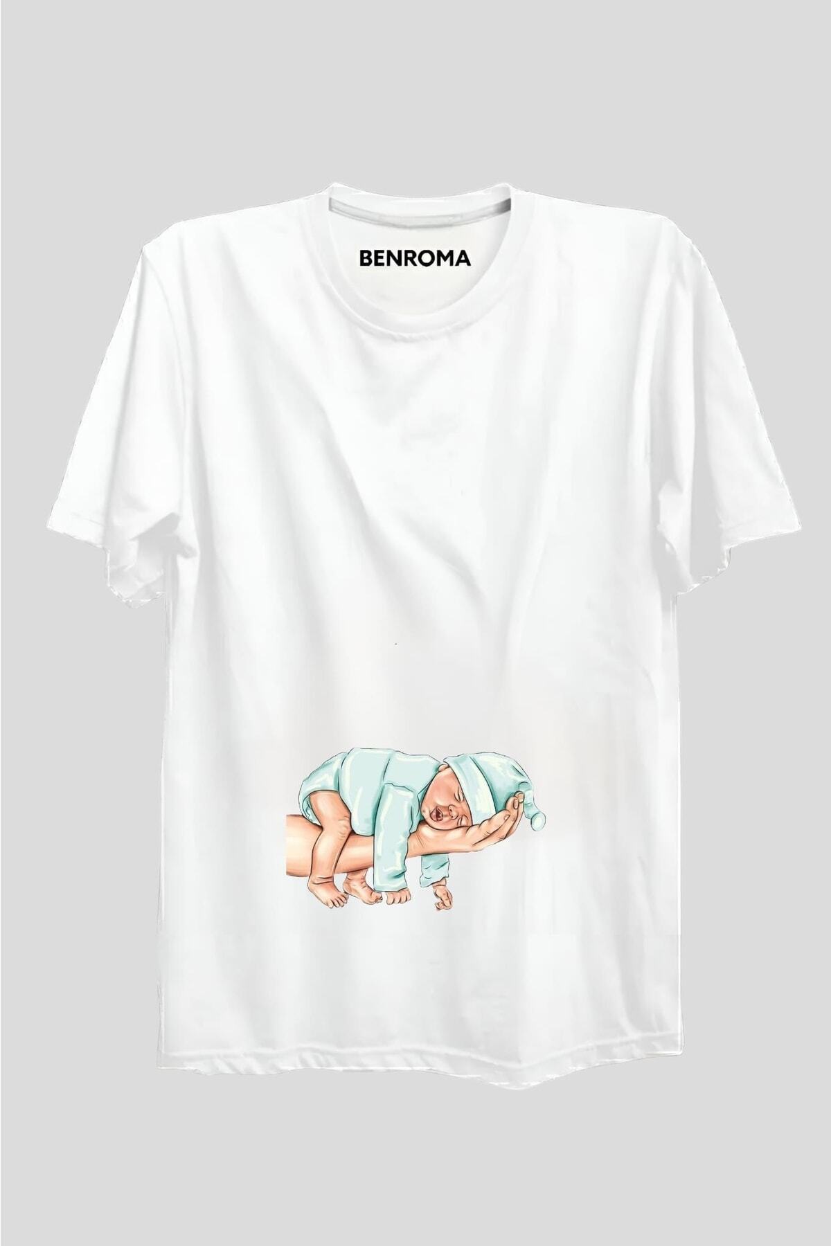 Printed Loose Fit Maternity T-Shirt
