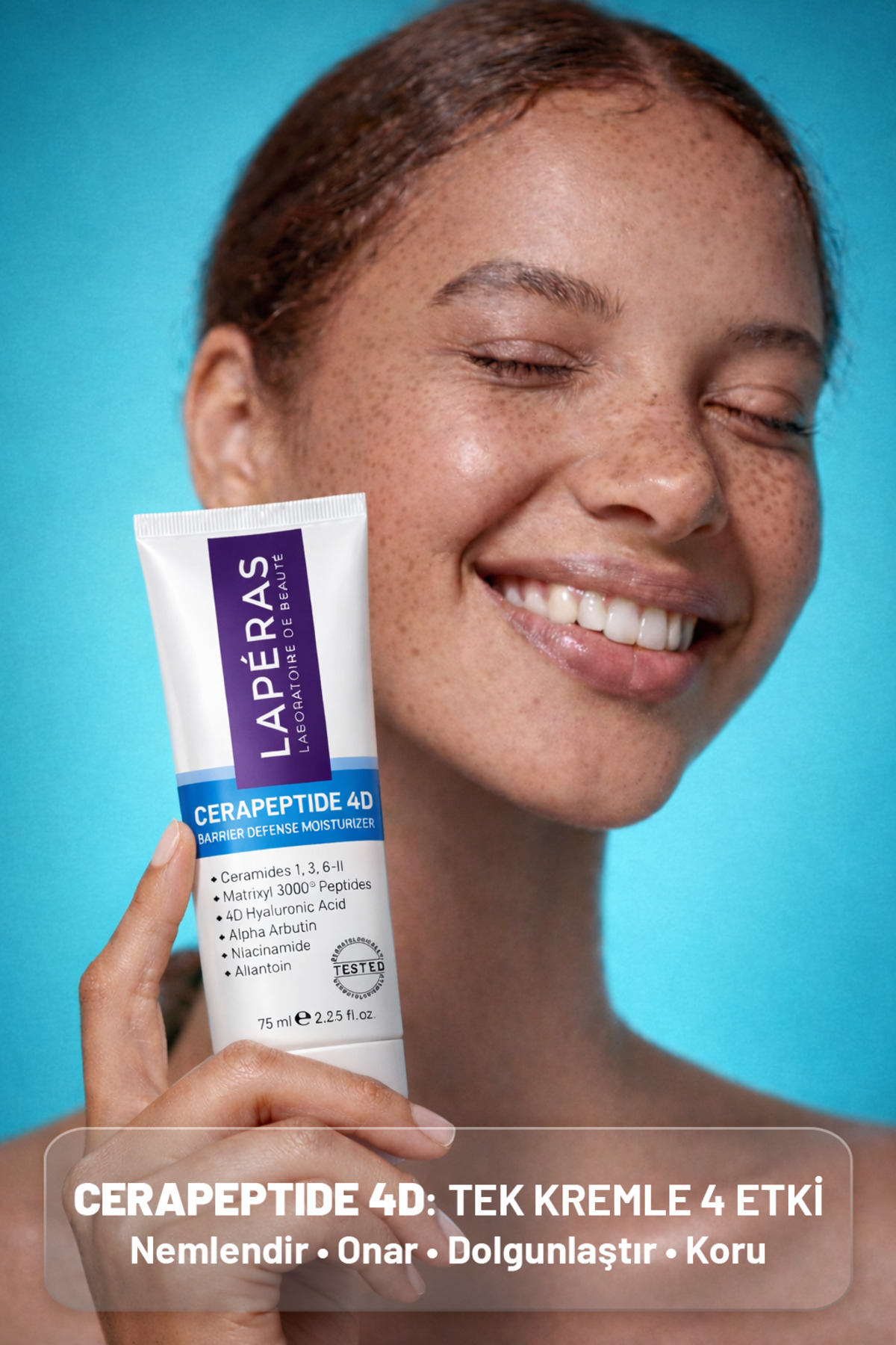 Cerapeptide 4D Bariyer Onarıcı Yüz Kremi Seramid Peptit Hyaluronik Nemlendirici Cilt Yenileyici 2'li — LPS.PKT.020 — تصویر 8 از 8