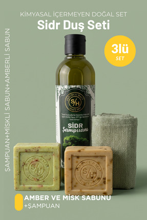 Sabuncu Hacı Es-sidre orijinal sidr miski amberli sidir sabunu +400 ml sidr ş...