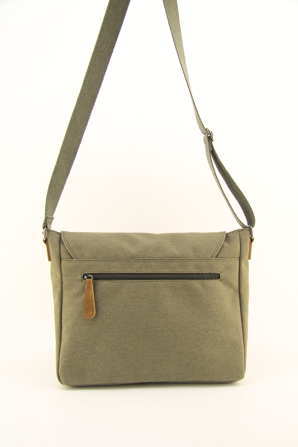 QUB CLUB  Unisex Kanvas Su Geçirmez Postacı Iş Okul Evrak Laptop Notebook Çantası (EL ÇANTASI HEDİYELİ) - Görsel 5