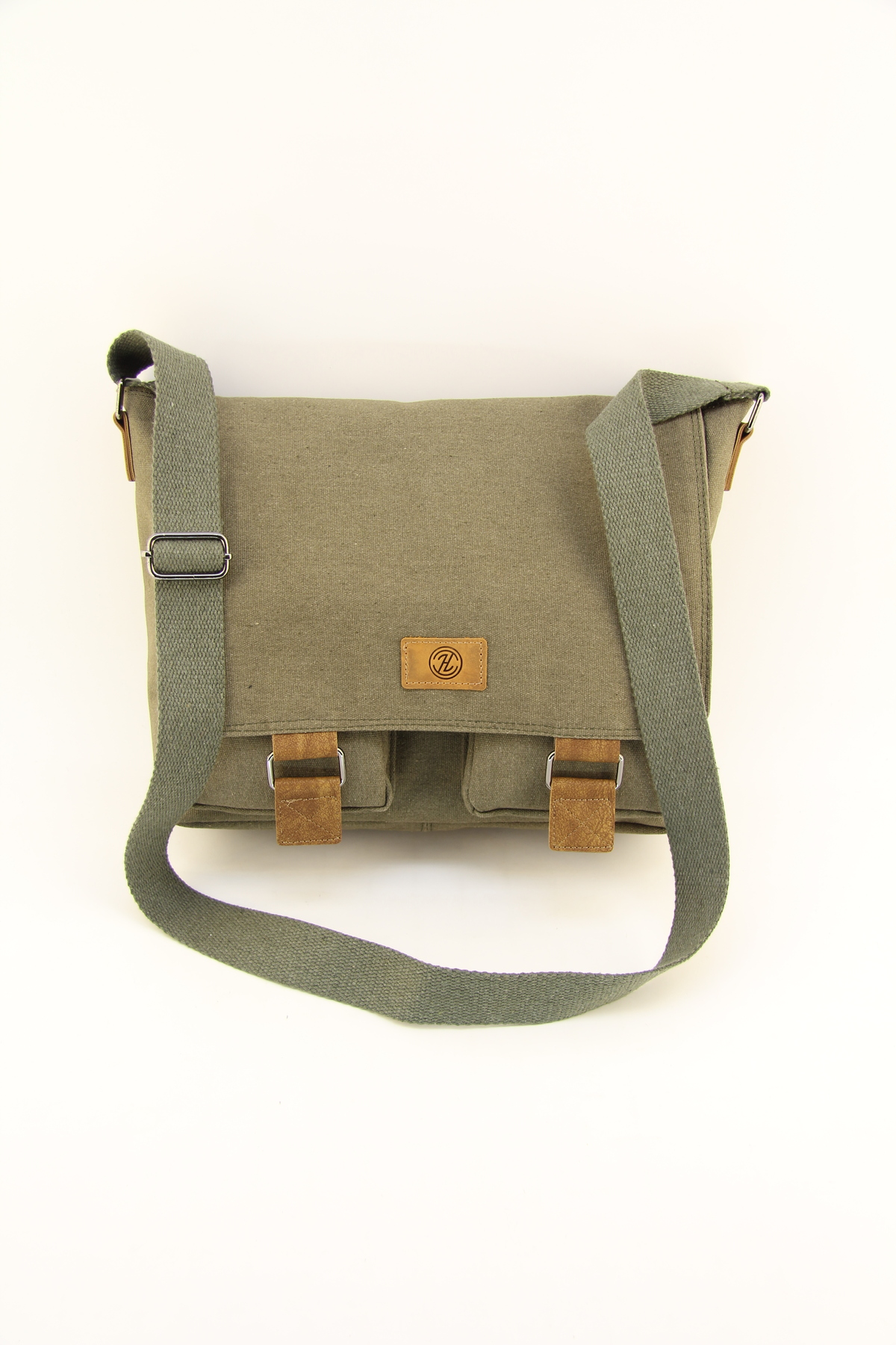 QUB CLUB  Unisex Kanvas Su Geçirmez Postacı Iş Okul Evrak Laptop Notebook Çantası (EL ÇANTASI HEDİYELİ) - Görsel 7