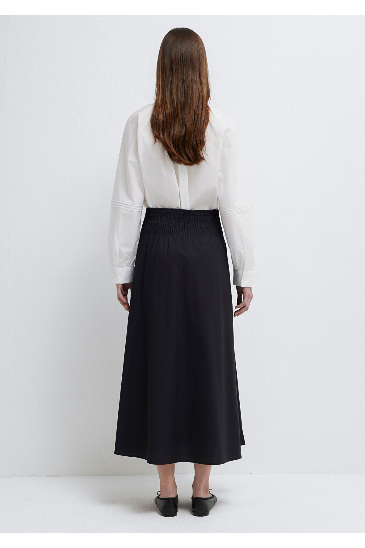 Mavi  Siyah Uzun Etek 1310837-900 - Görsel 5