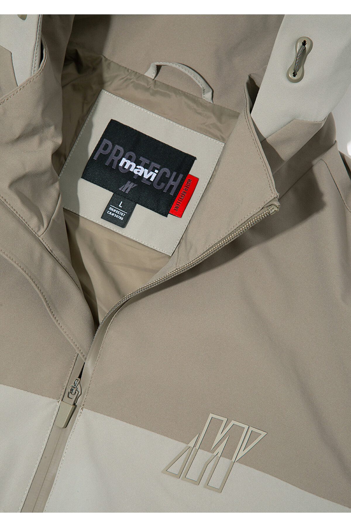 Mavi  Su İtici Kapüşonlu Haki Ceket Loose Fit / Bol Rahat Kesim 0110792-70154 - Görsel 8