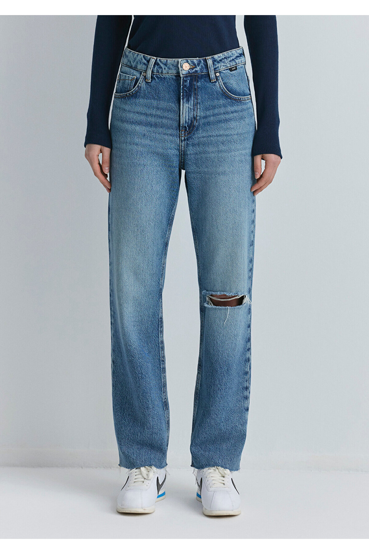 Mavi  Barcelona Kolej Indigo Mavisi Jean Pantolon 101047-89197 - Görsel 4