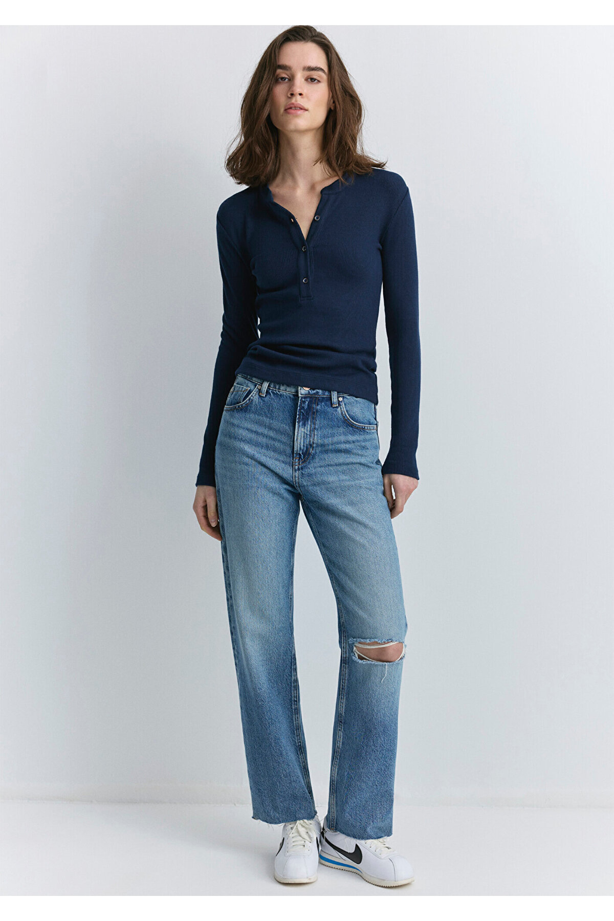 Mavi  Barcelona Kolej Indigo Mavisi Jean Pantolon 101047-89197 - Görsel 2