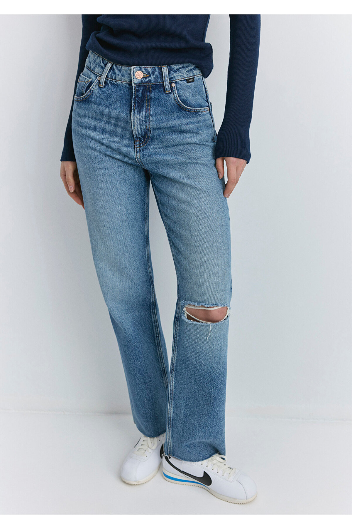 Mavi  Barcelona Kolej Indigo Mavisi Jean Pantolon 101047-89197 - Görsel 5