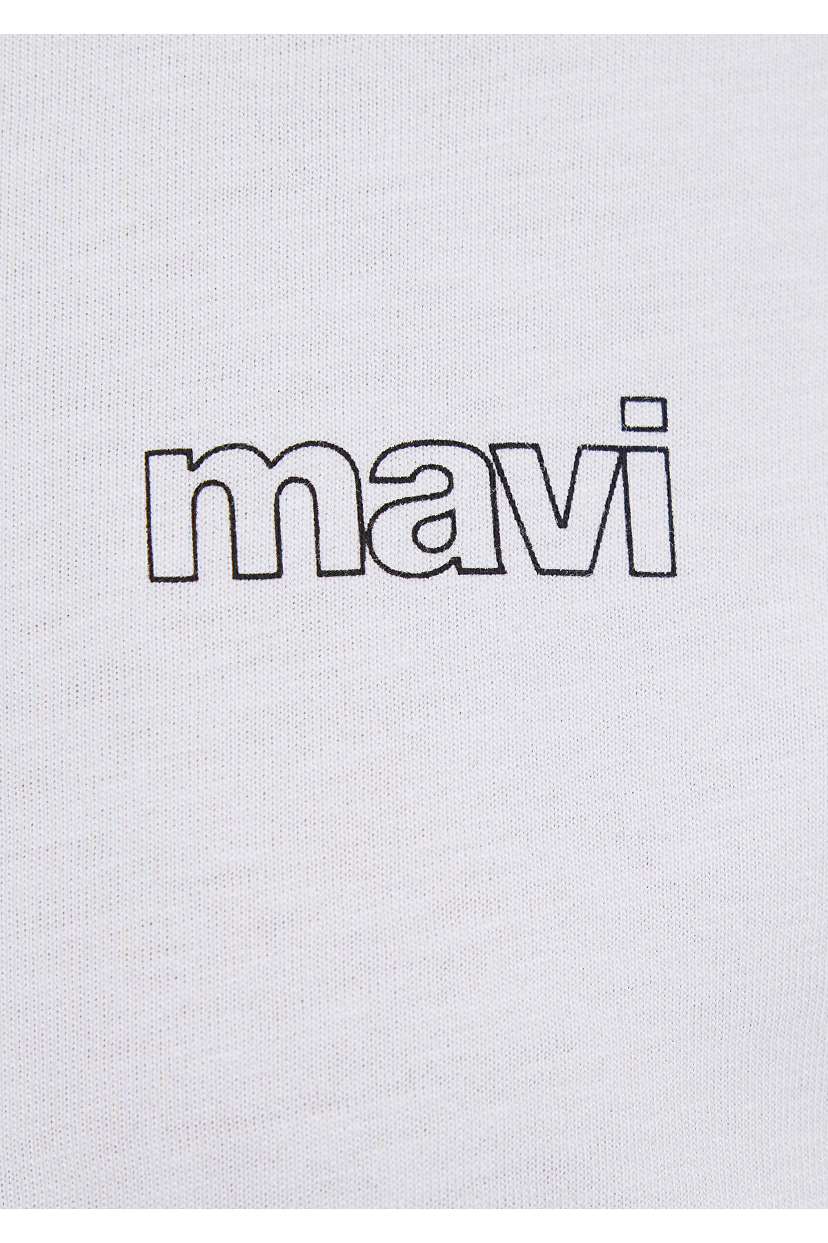 Mavi  Logo Baskılı Beyaz Tişört Loose Fit / Bol Rahat Kesim 1611309-620 - Görsel 8