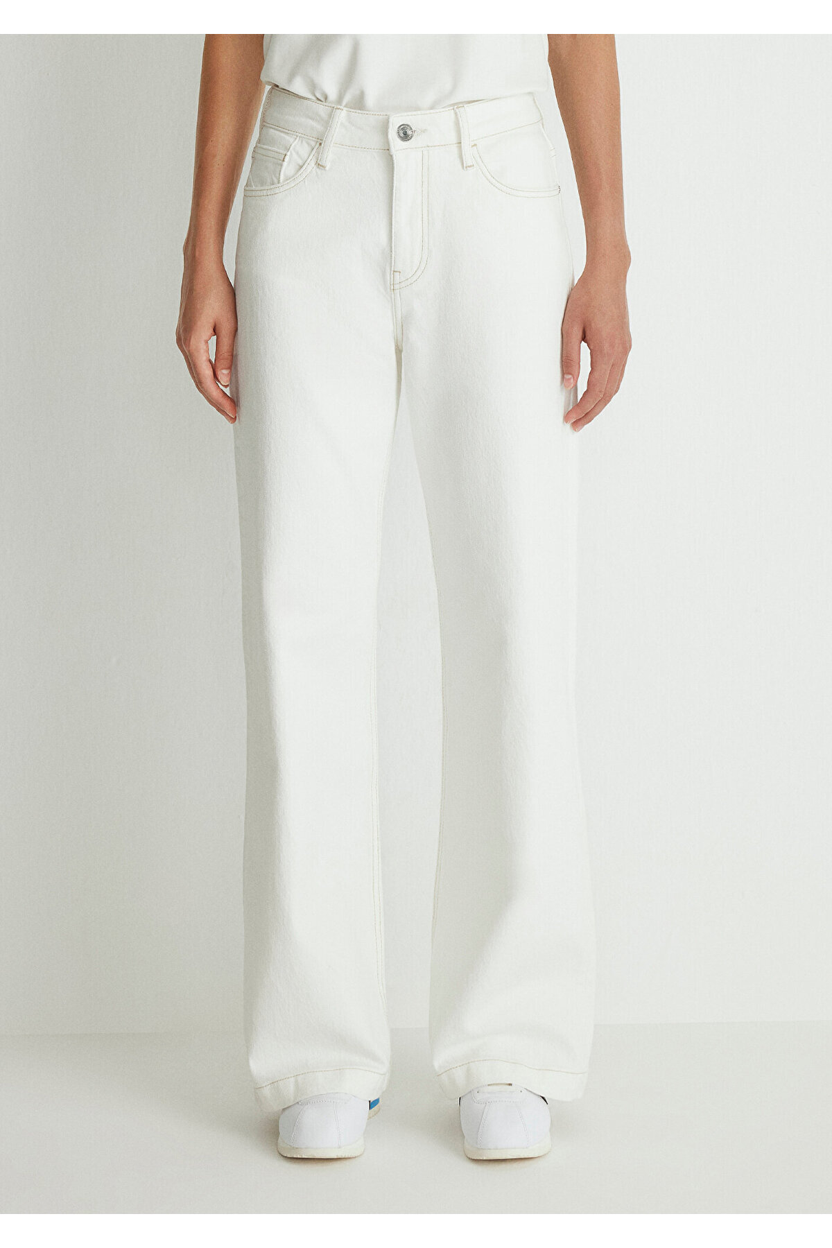 Mavi  Malibu Kolej Kırık Beyaz Jean Pantolon 1010152-85277 - Görsel 5