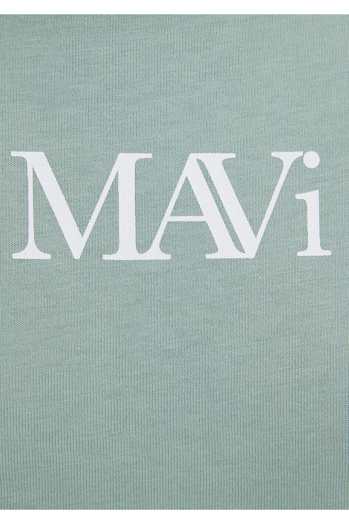 Mavi  Logo Baskılı Yeşil Tişört Oversize / Geniş Kesim 1611593-71787 - Görsel 8