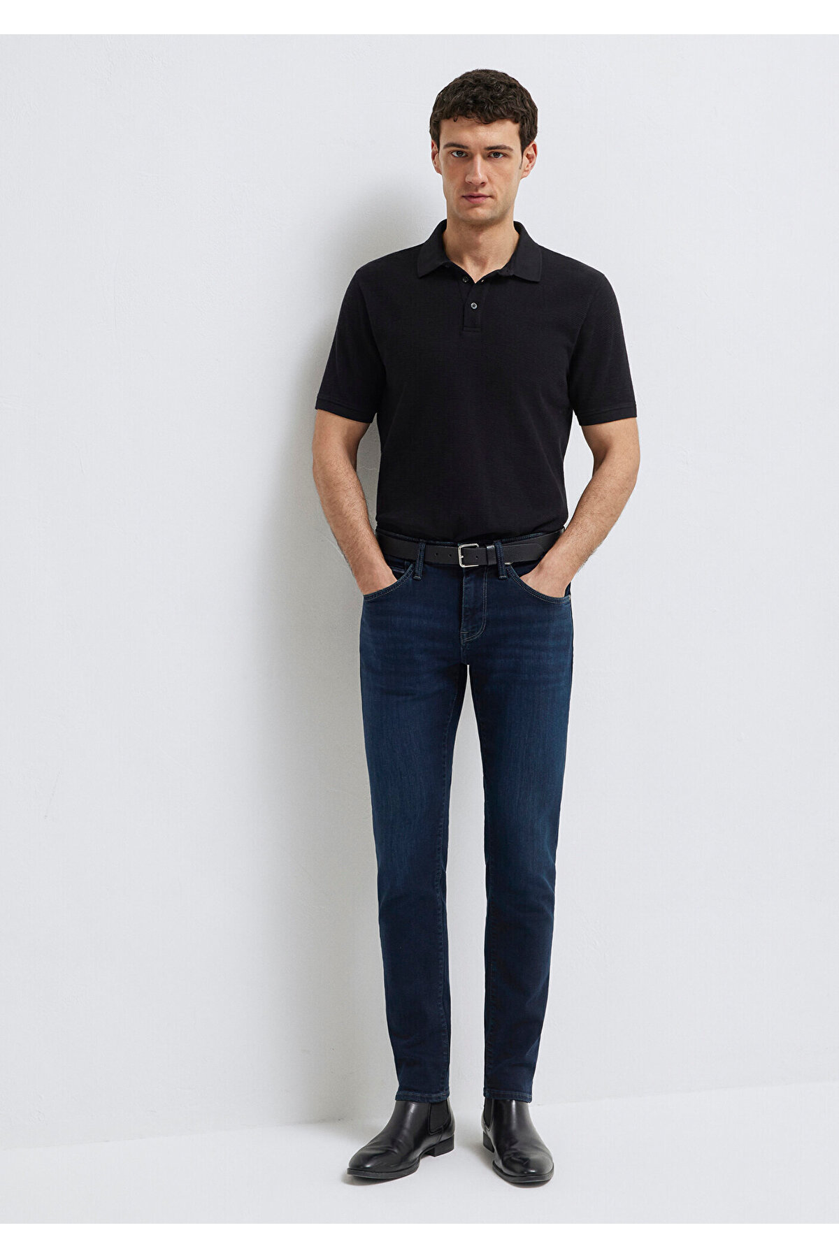 Mavi  James Premium Blue Koyu Mürekkep Mavisi Jean Pantolon 0042487838 - Görsel 2