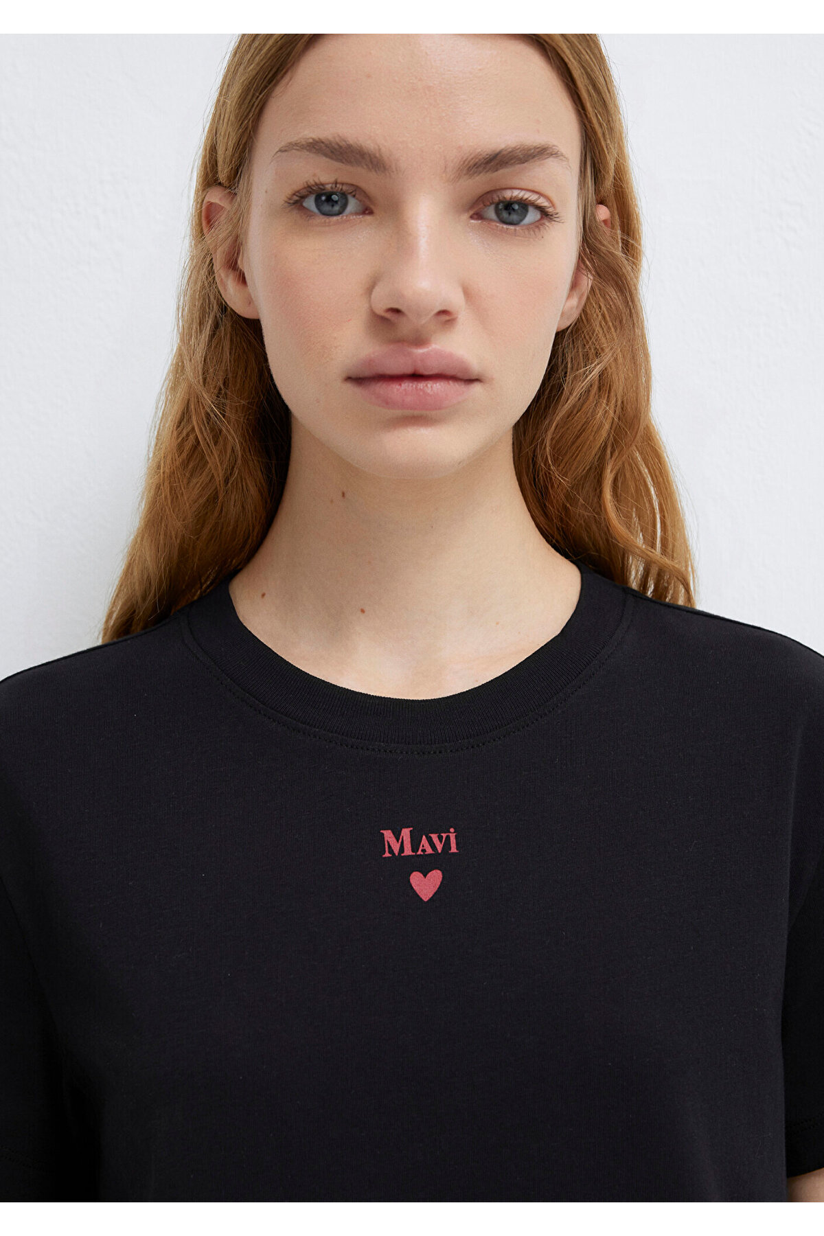 Mavi  Logo Baskılı Siyah Tişört Semi Slim Fit / Yarı Dar Kesim 1601185-900 - Görsel 6