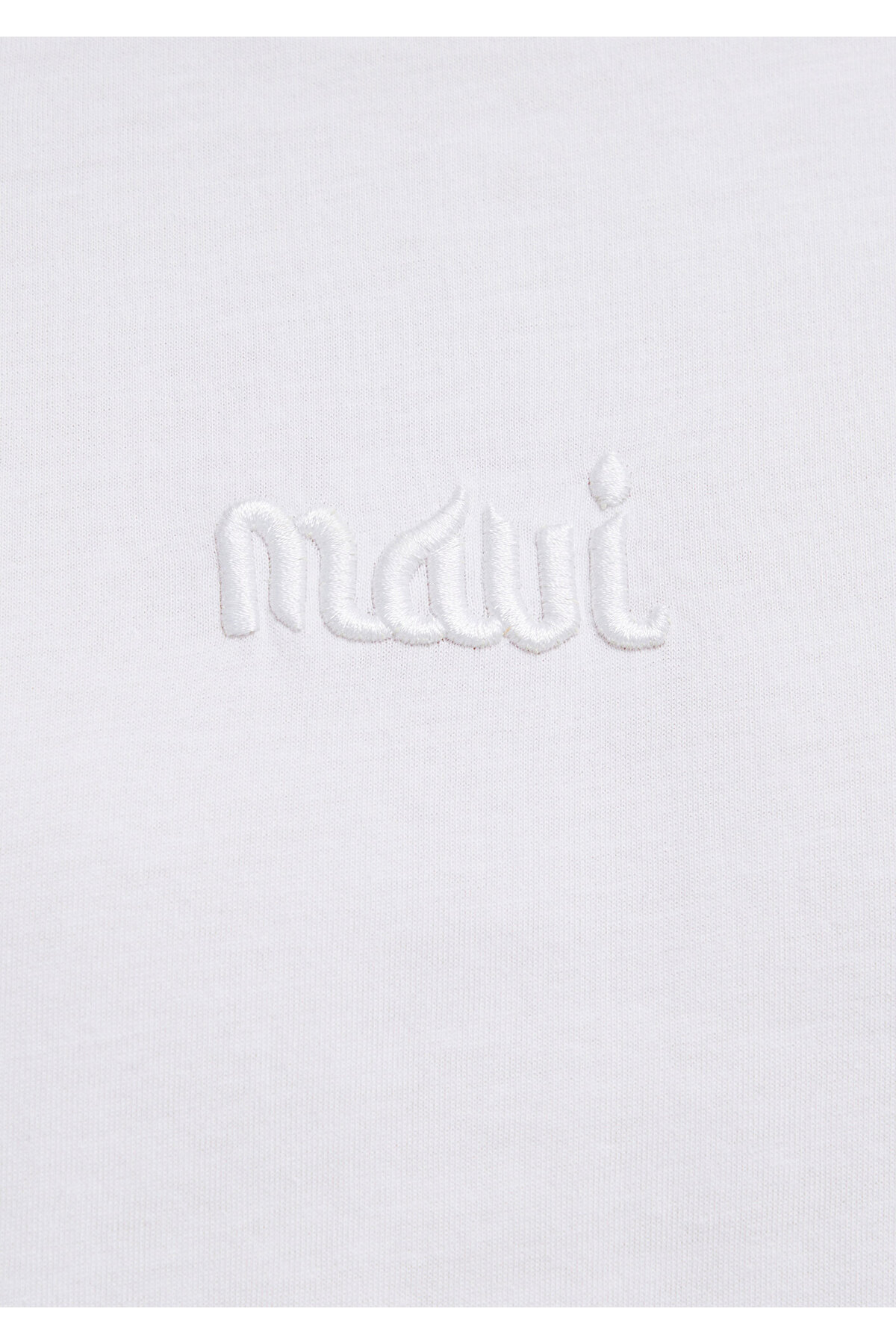 Mavi  Logo Baskılı Beyaz Tişört Loose Fit / Bol Rahat Kesim 0610100-620 - Görsel 8