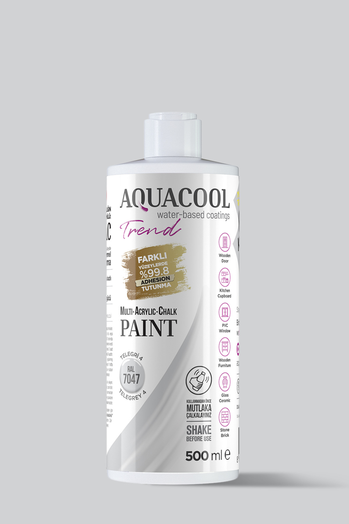 Water Based Hybrid Conversion Paint Ral 7047 Telegri 4 500ml