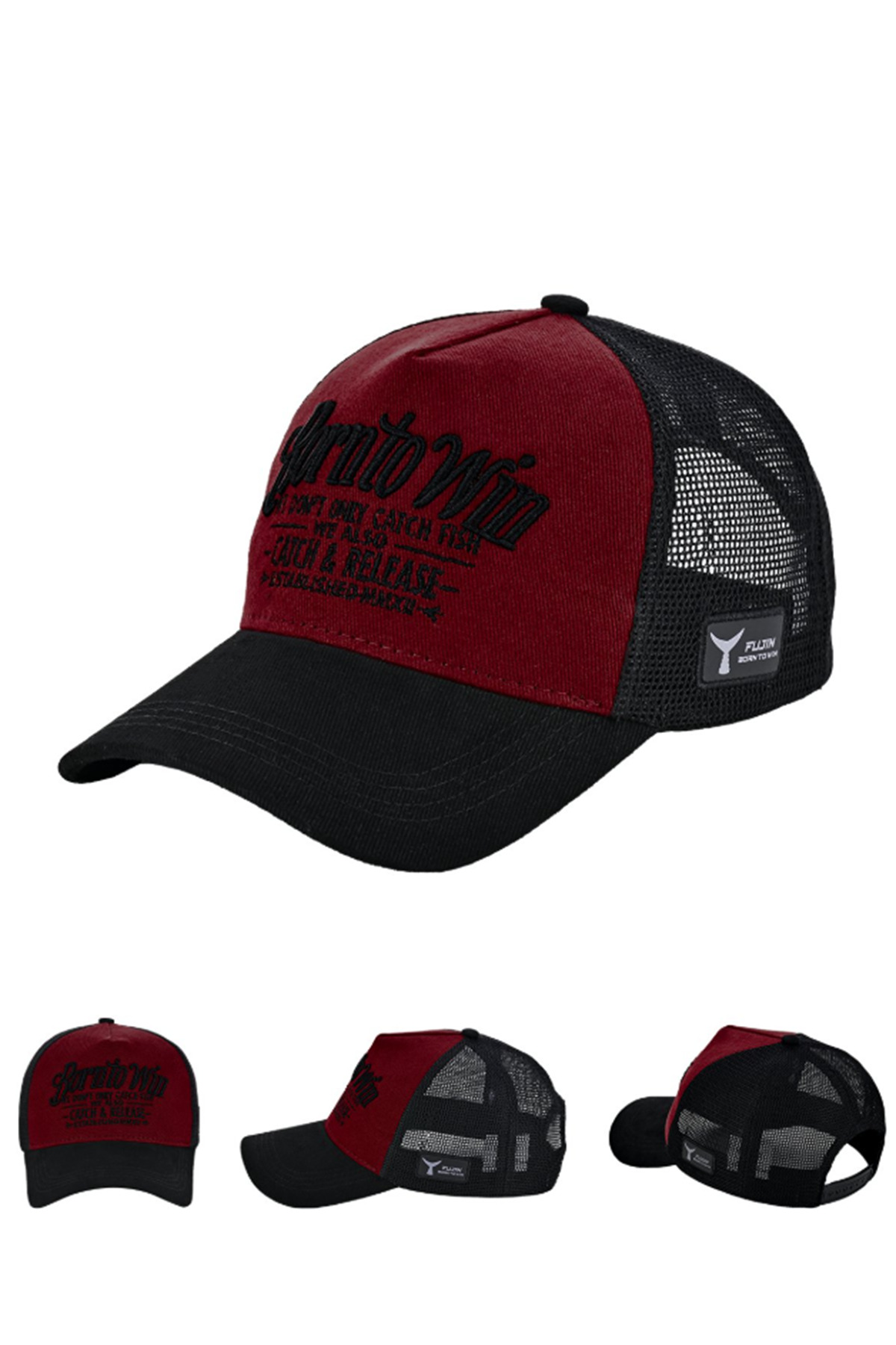 Fujin BTW Trucker Şapka Black Burgundy - Fiyatı, Yorumları