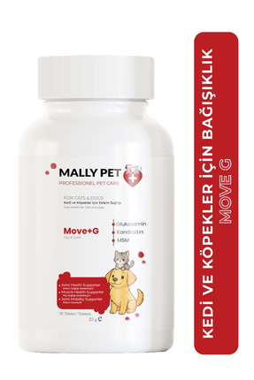 MALLY PET PROFESSIONEL PET CARE Kediler ve Köpekler İçin Eklem ve Kas Sistemi...