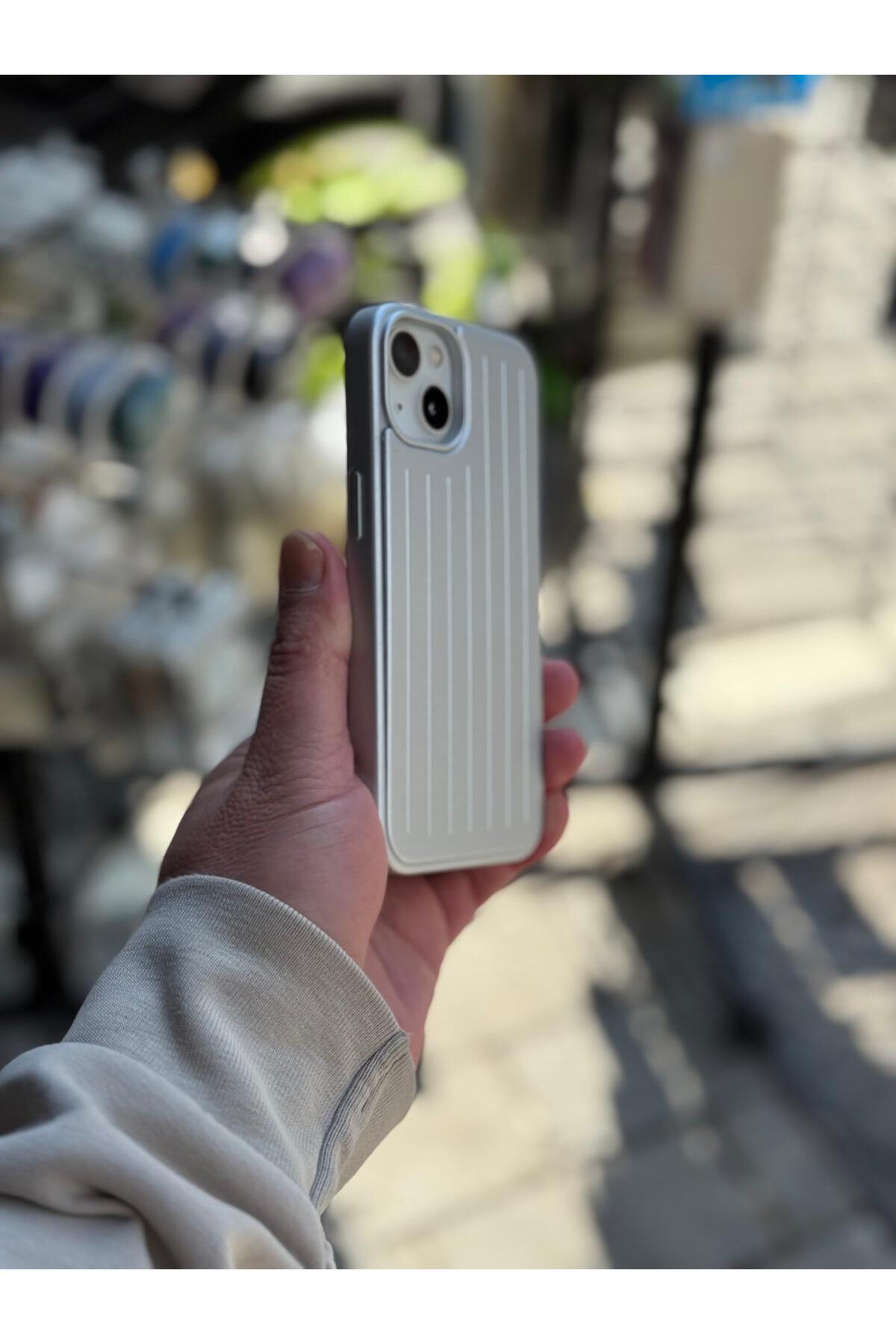 EFCASE Iphone 13/14 - Rimowa Premium Valiz Desenli Magsafeli