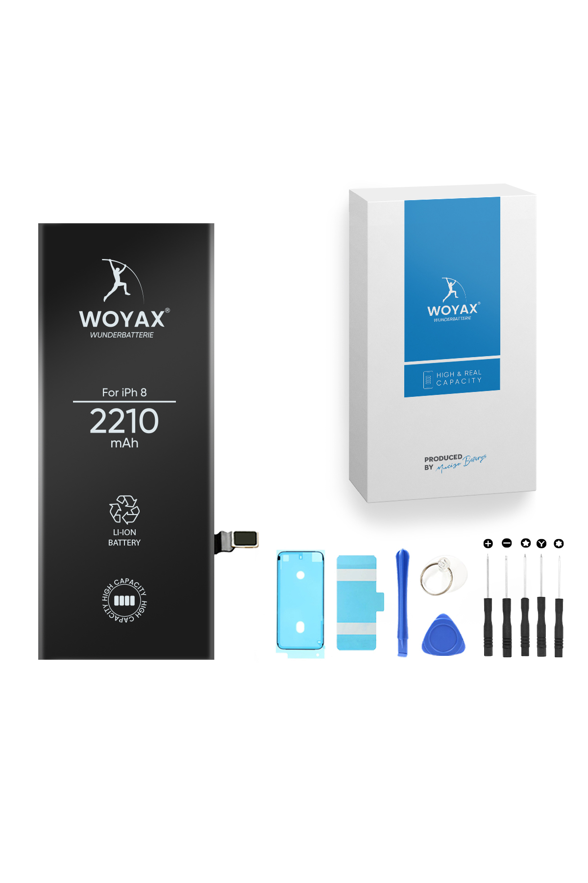 Woyax İphone 8 Batarya 2210 Mah Premium Yüksek Kapasite - Fiyatı