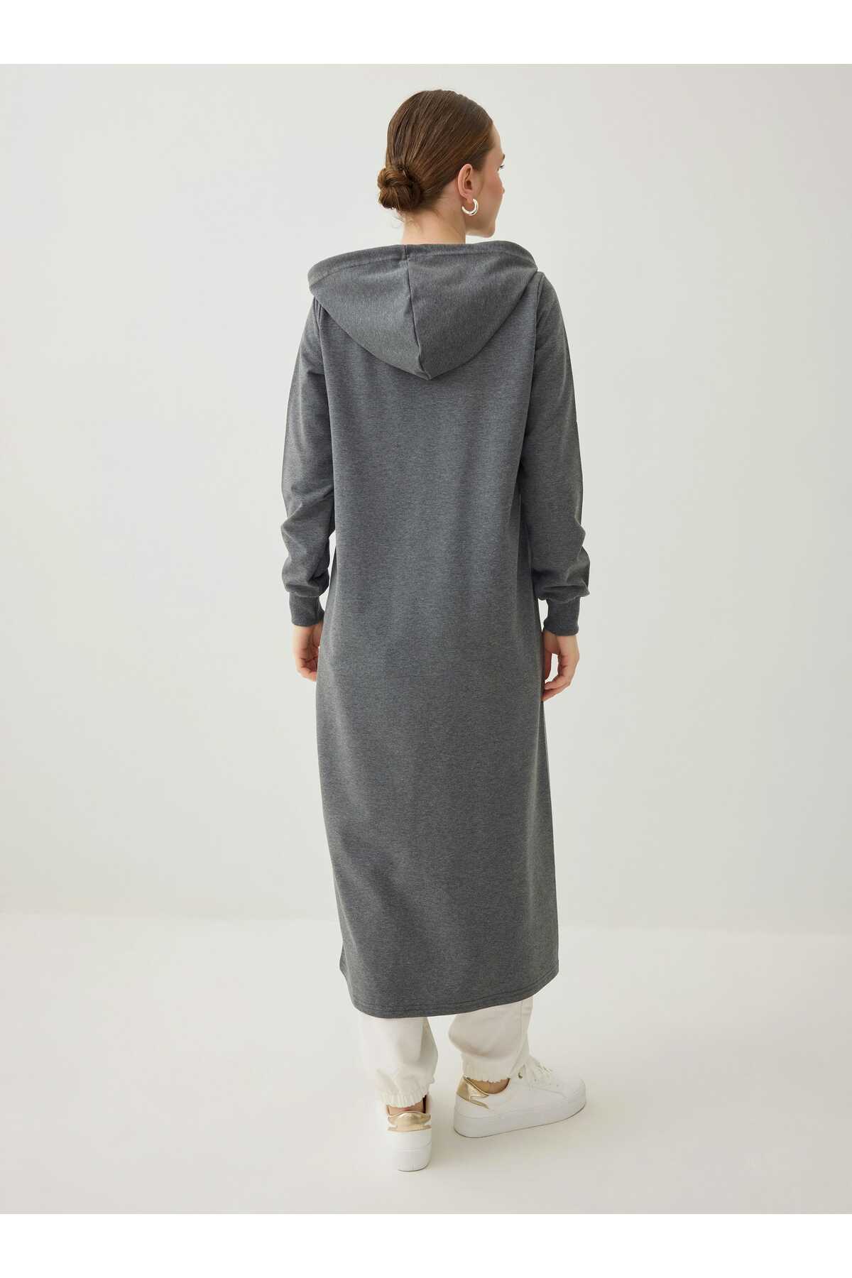 Benin  Kap / Pardesü - Antrasit - - Görsel 5