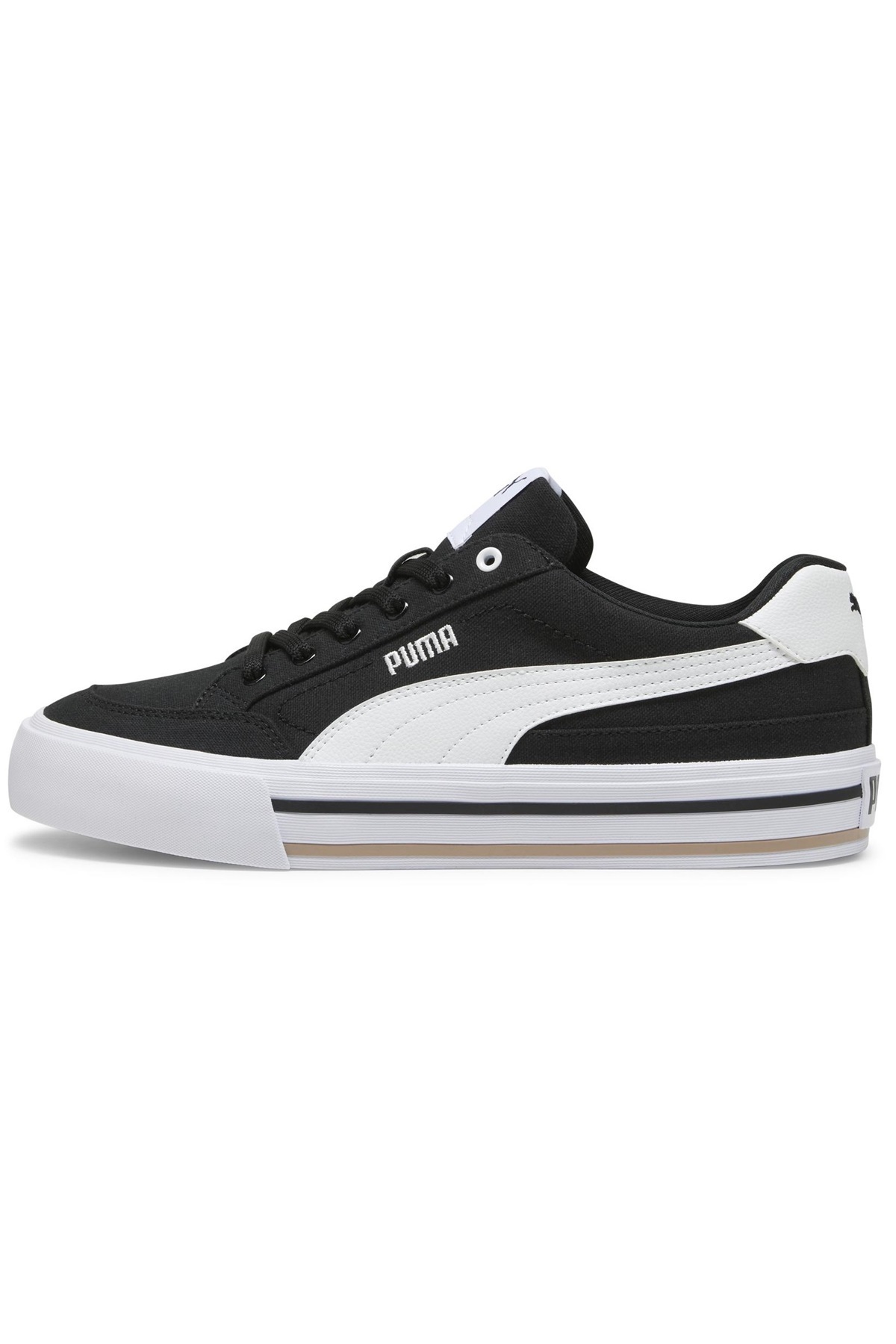Puma  Court Classic Vulc FS 396353 Unisex Spor Ayakkabı SİYAH-BEYAZ - Görsel 2