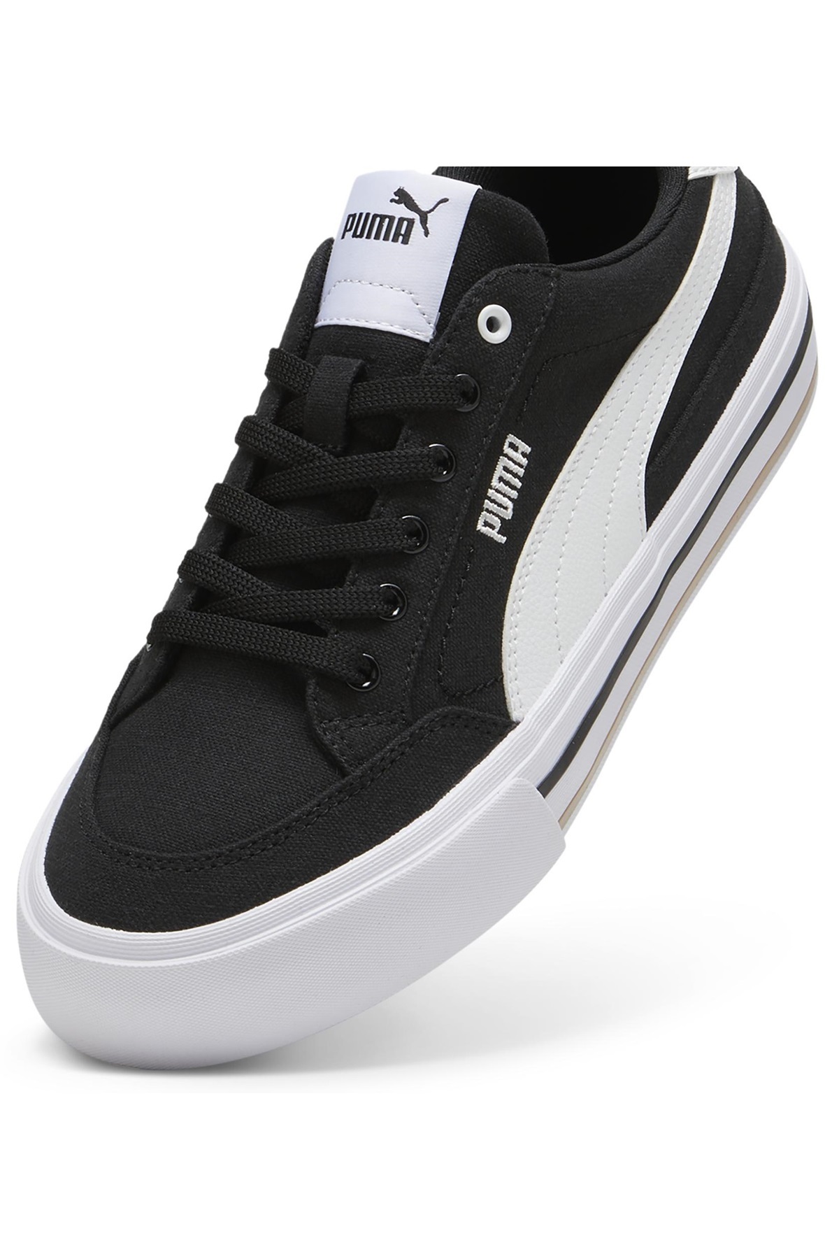 Puma  Court Classic Vulc FS 396353 Unisex Spor Ayakkabı SİYAH-BEYAZ - Görsel 4