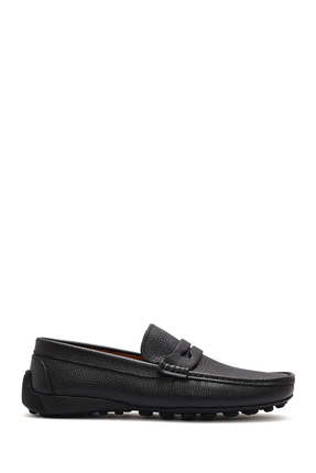 Derimod Erkek Siyah Deri Loafer 26SFD7551FT