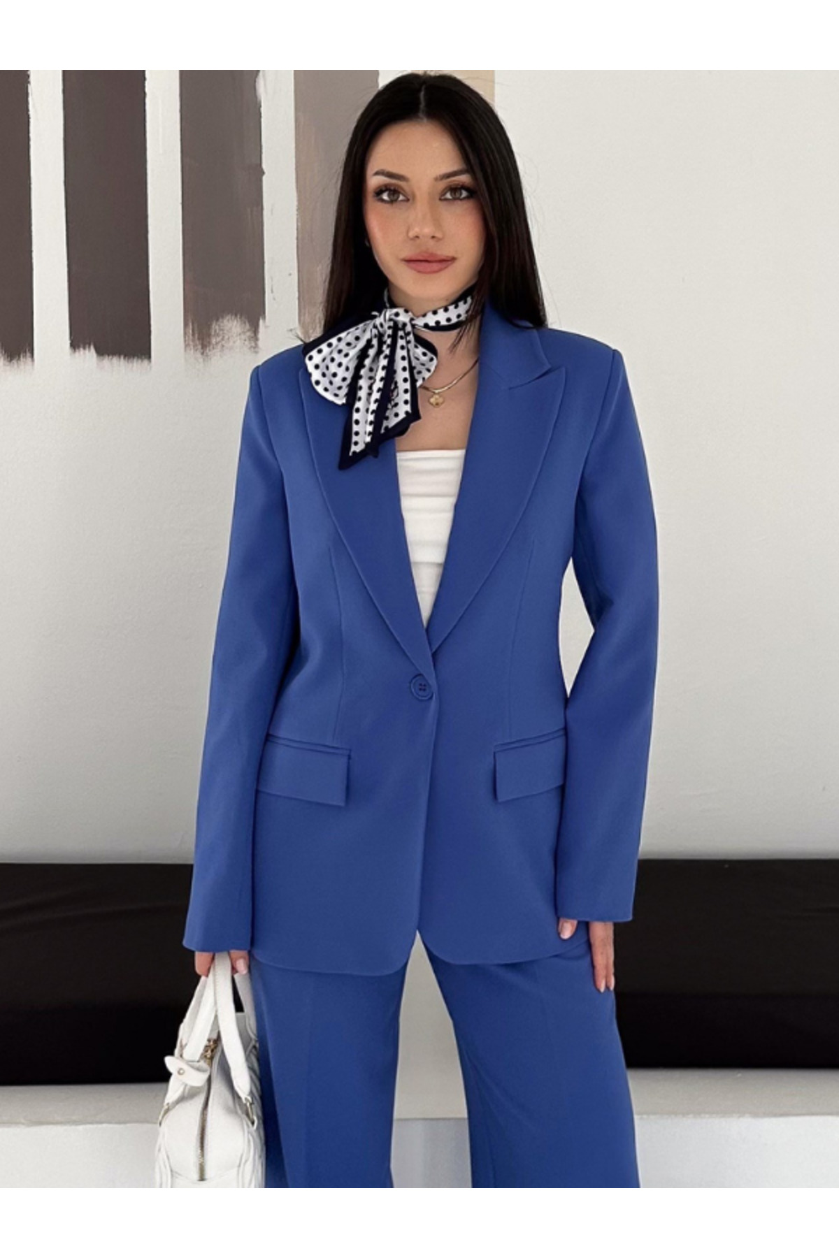 Blazer Suit One Button Jacket Pants