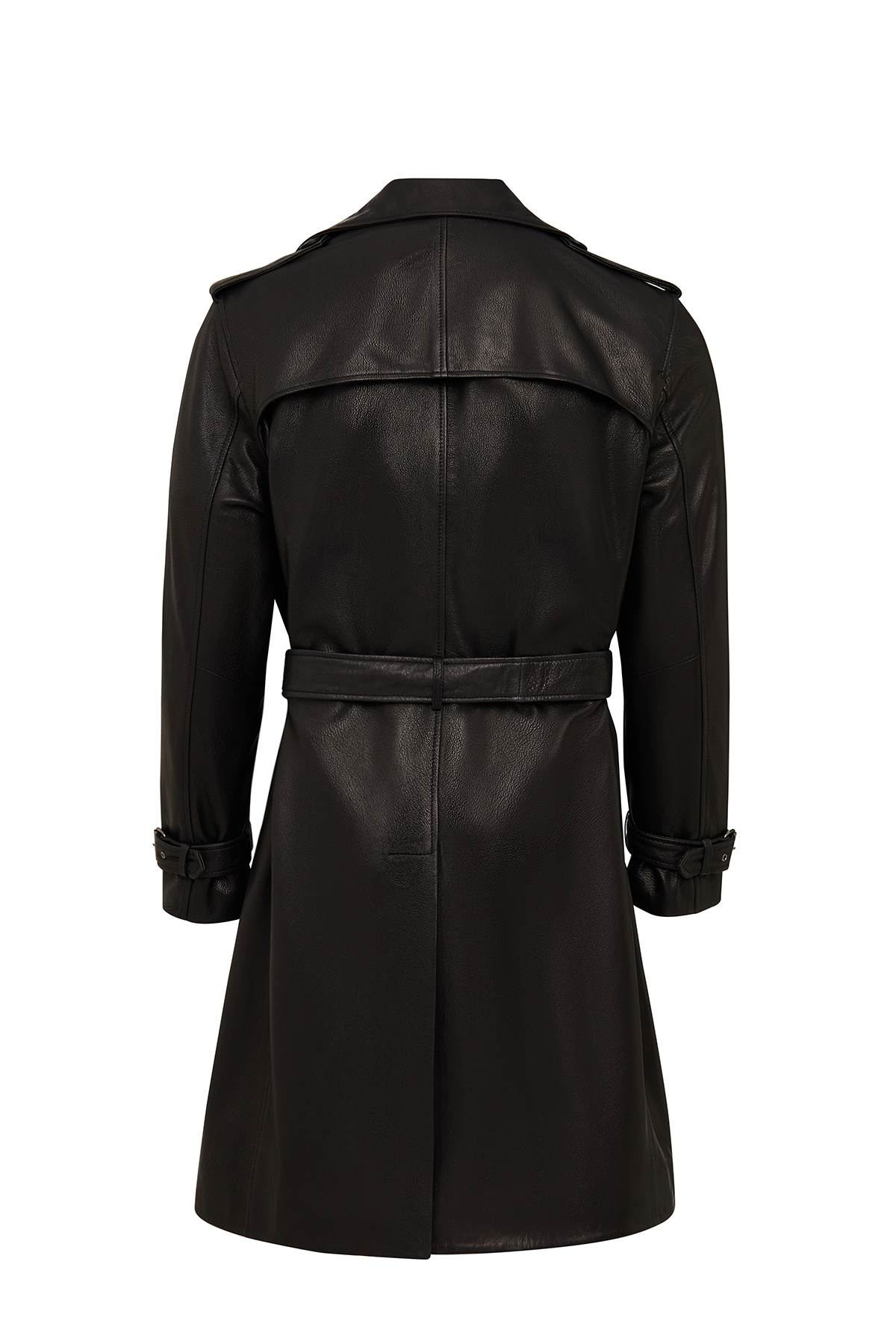 Derimod  Bellingham Erkek Siyah Oversize Deri Trençkot 24WGD65499M - Görsel 2