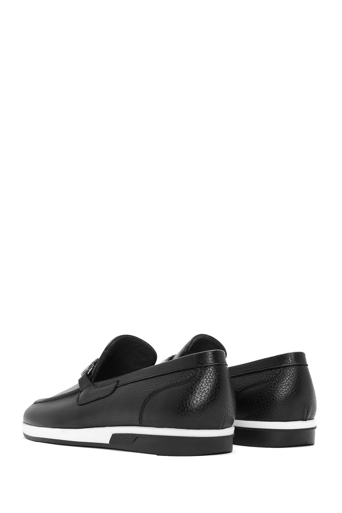 Derimod Erkek Siyah Deri Casual Loafer 26SFD6006FT görsel 6