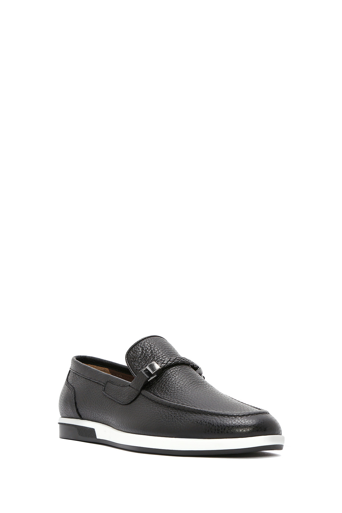 Derimod Erkek Siyah Deri Casual Loafer 26SFD6006FT görsel 7