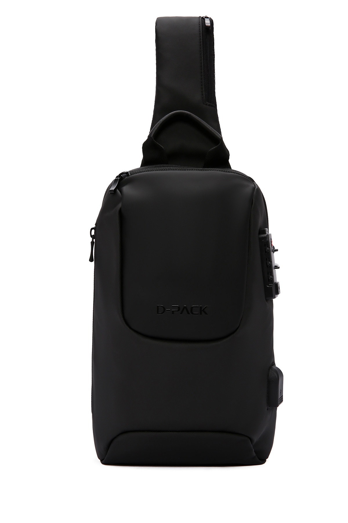 Derimod D-Pack Erkek Siyah Teknolojik Çapraz Çanta 23WBD30086F