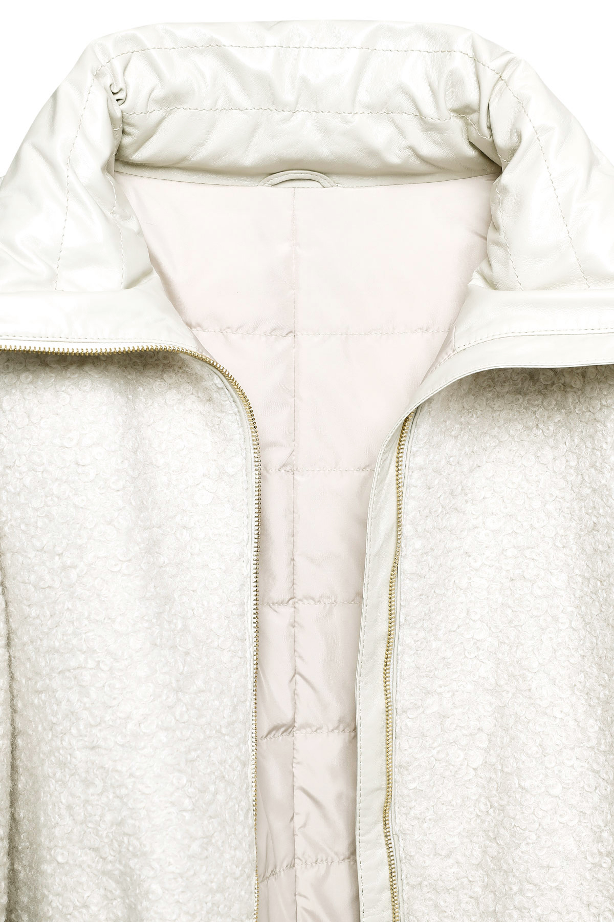 Derimod  Boston Kadın Bej Teddy Deri Kaban 24WGP5271FF - Görsel 6