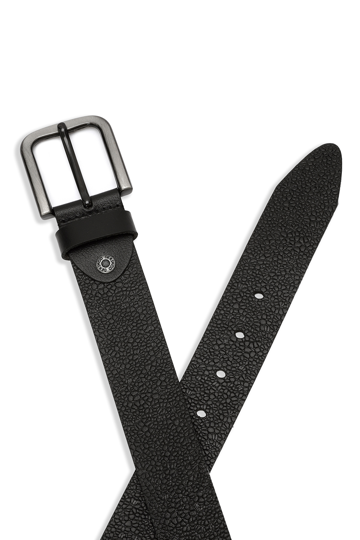 Derimod  Erkek Siyah Baskılı Deri Kemer 000A2D1304526 - Görsel 4