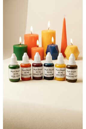 ElHobi 6 x 30 ML Sıvı Mum Boyası