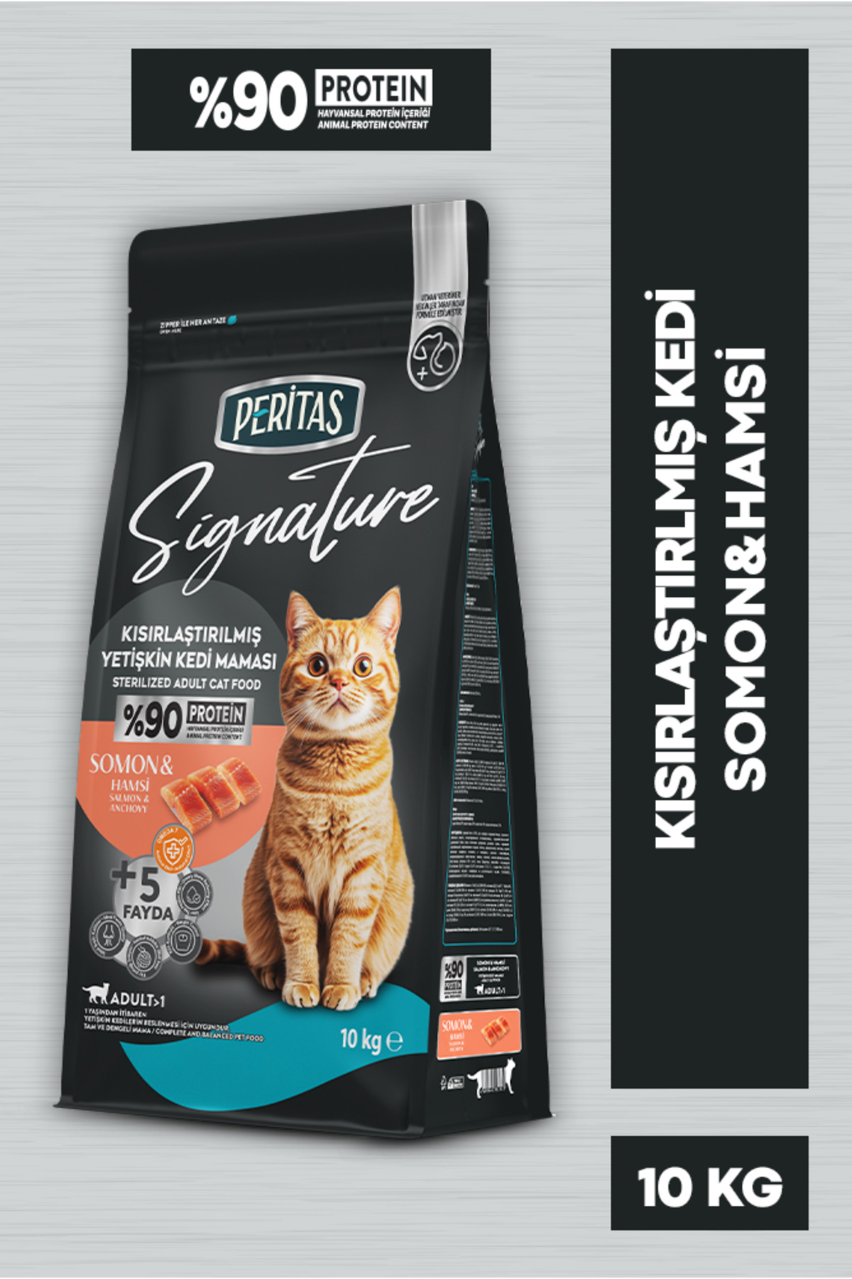 PERİTAS Signature Somonlu Kısırlaştırılmış Kedi 10 kg
