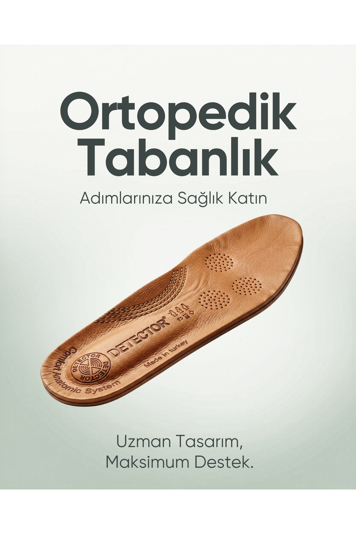 DETECTOR  Iç Dış Hakiki Deri Ultra Ortopedik Büyük Numara Günlük Erkek Ayakkabı 700-10 - Görsel 3