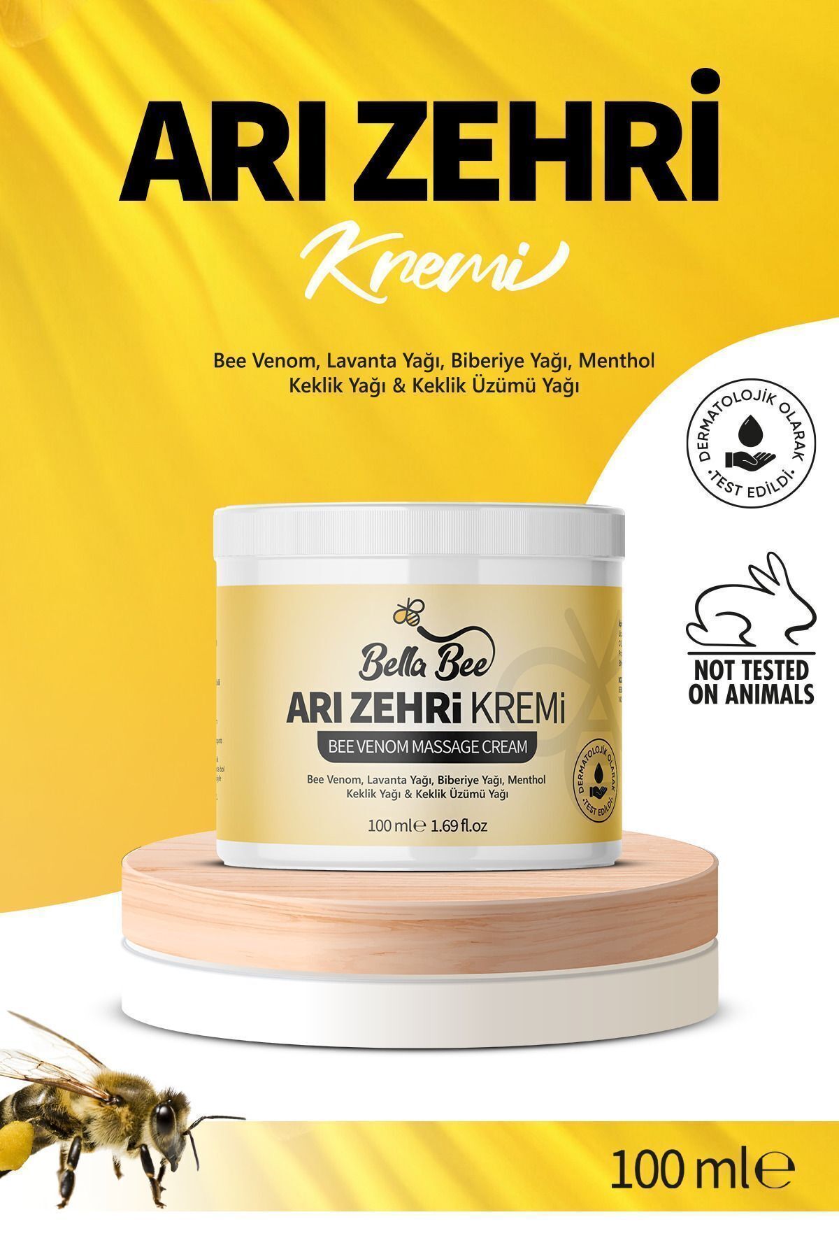 BELLA BEE Arı Zehri Ağrı ve Masaj Kremi 100 ml - Fiyatı, Yorumları