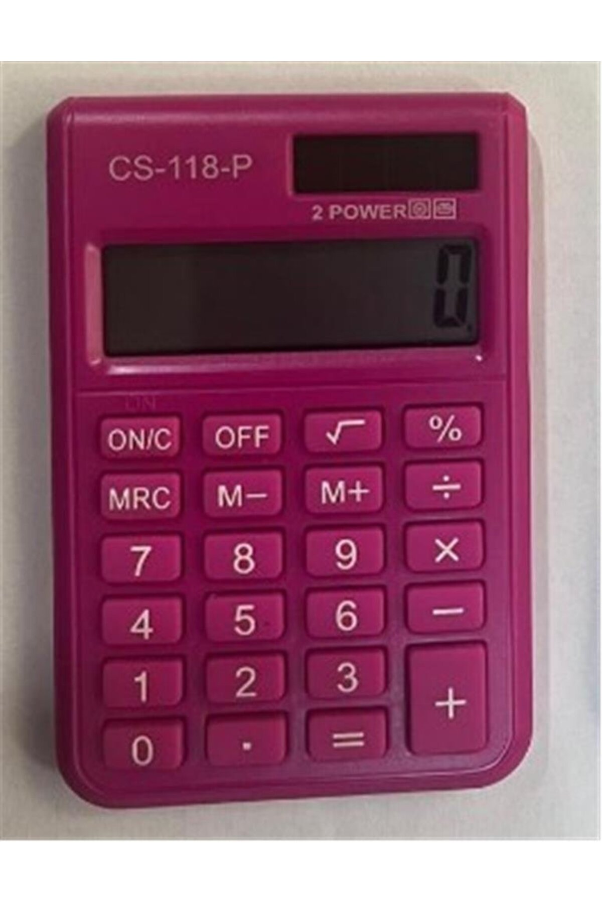 CSL CS-118-P Pembe 8 Hane Cep Tipi Hesap Makinesi