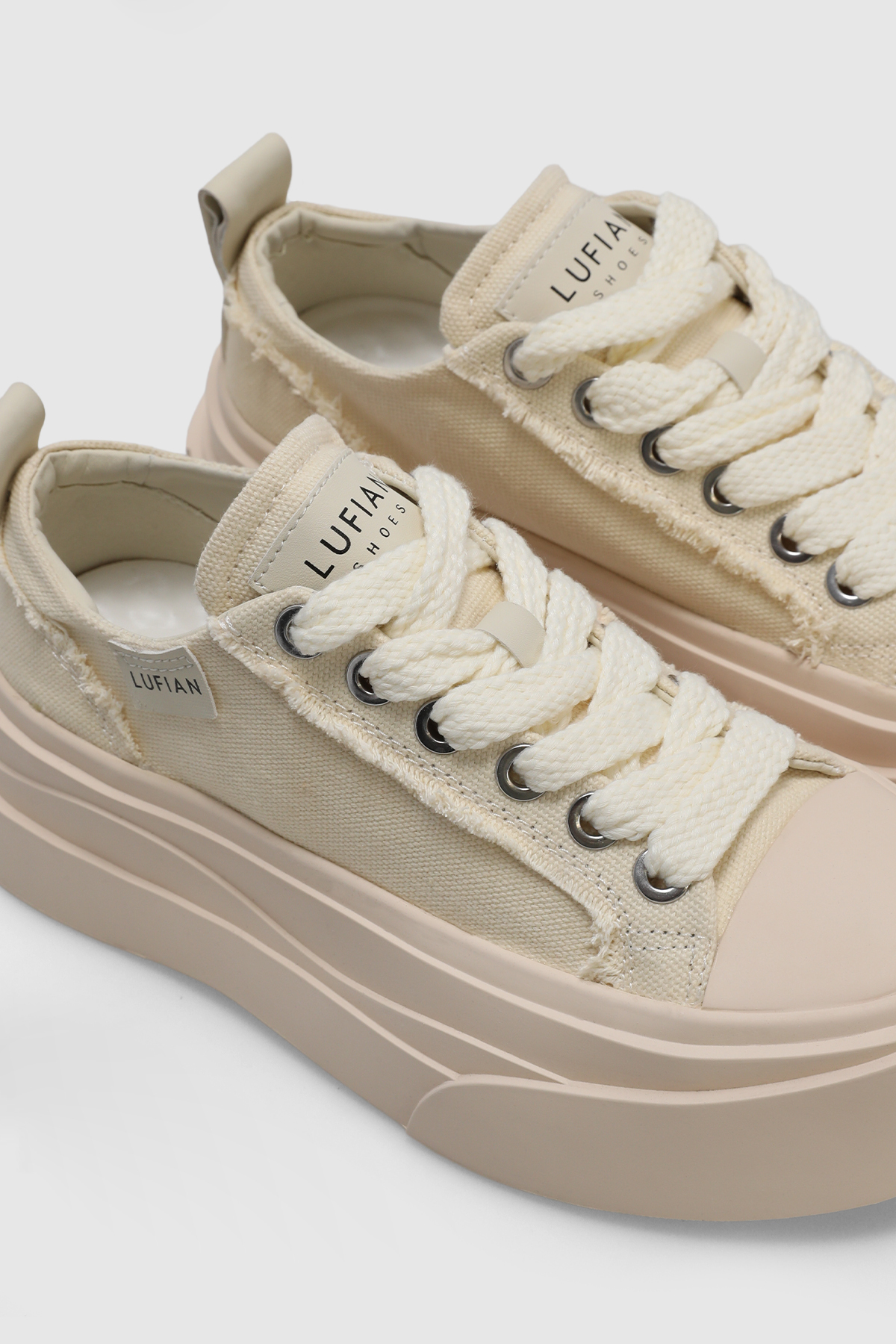 Lufian  Vıctorıa Kadın Sneaker Ayakkabı Beyaz - Görsel 5