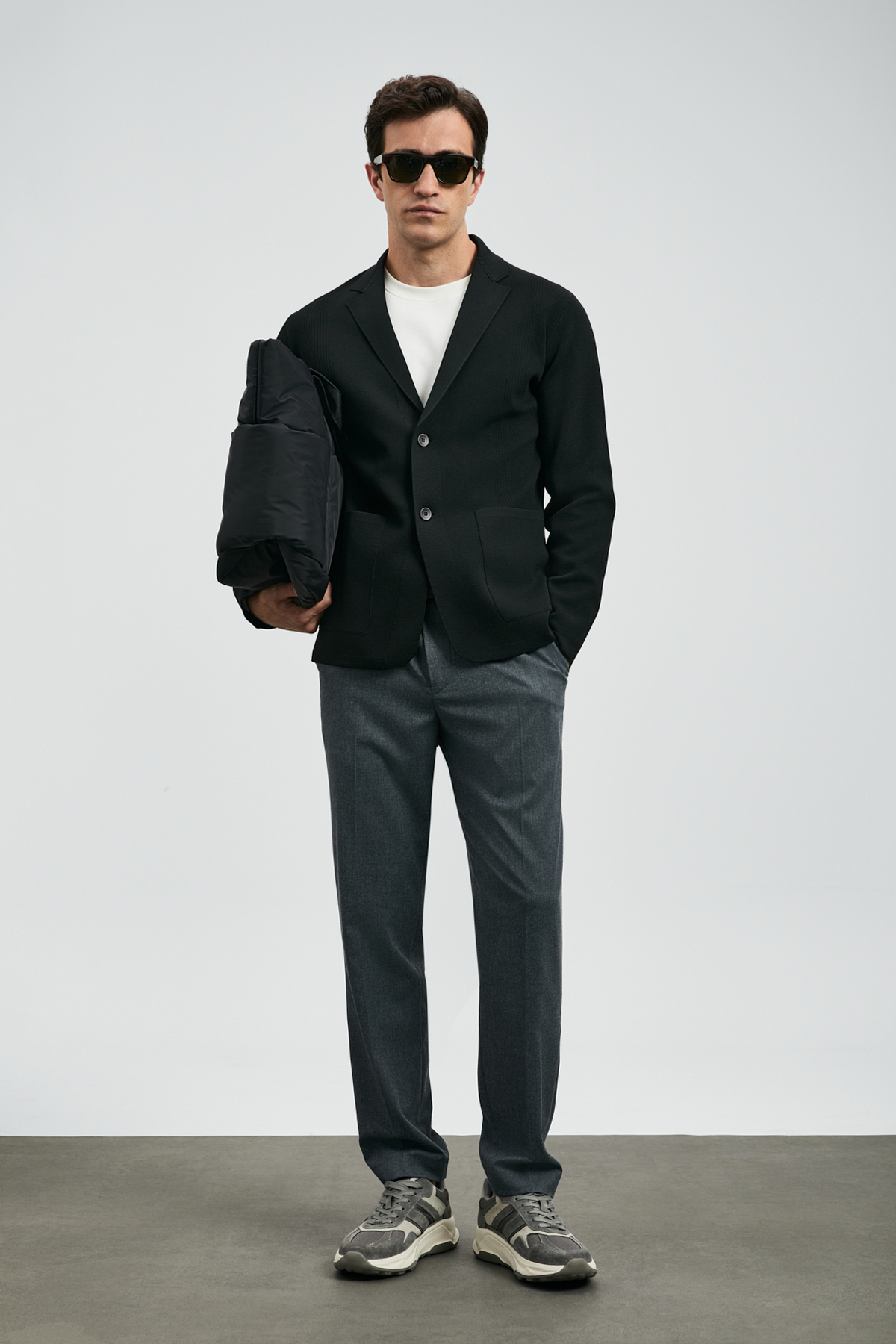 Lufian  Andre Erkek Hırka Siyah - Görsel 2