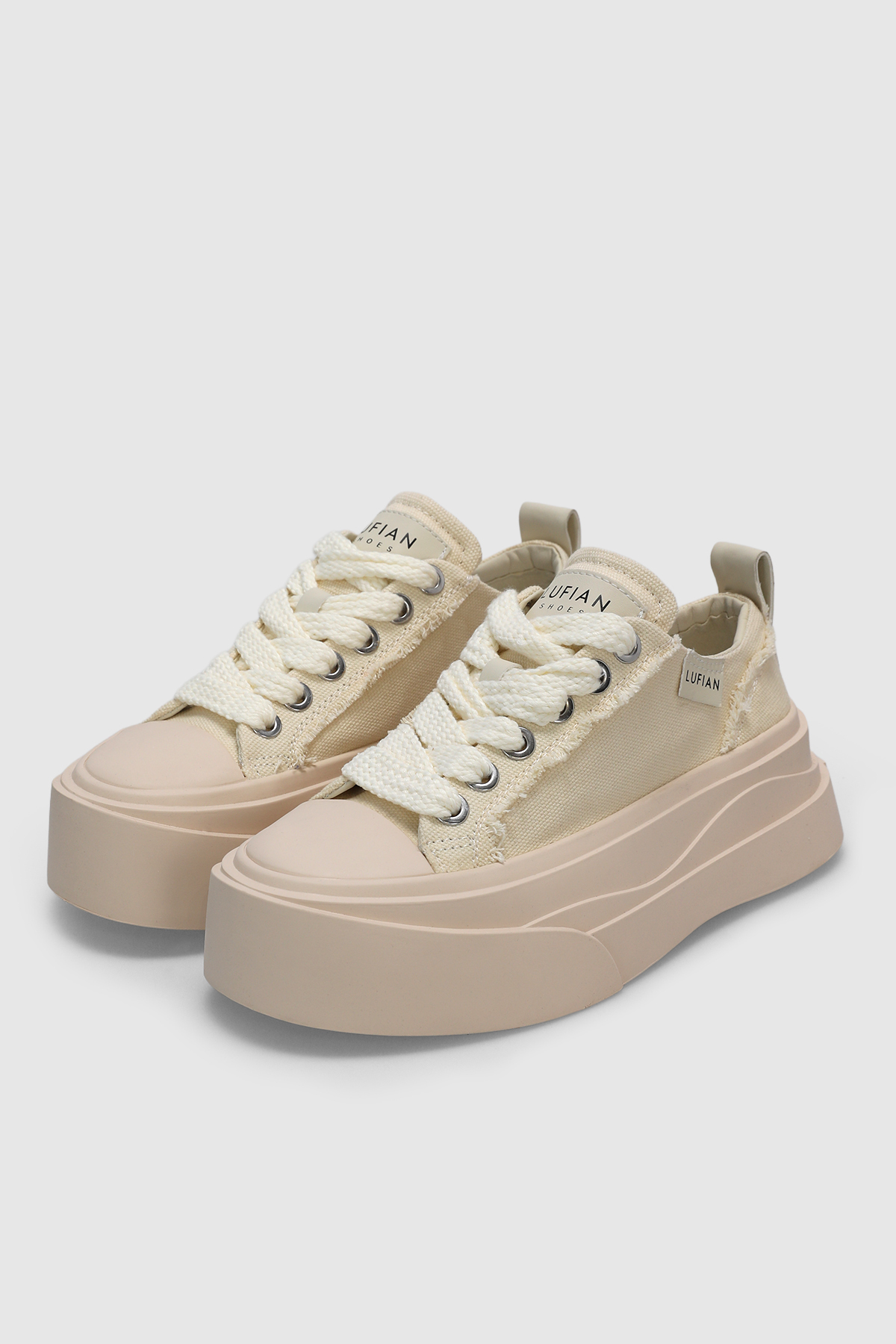 Lufian  Vıctorıa Kadın Sneaker Ayakkabı Beyaz - Görsel 4