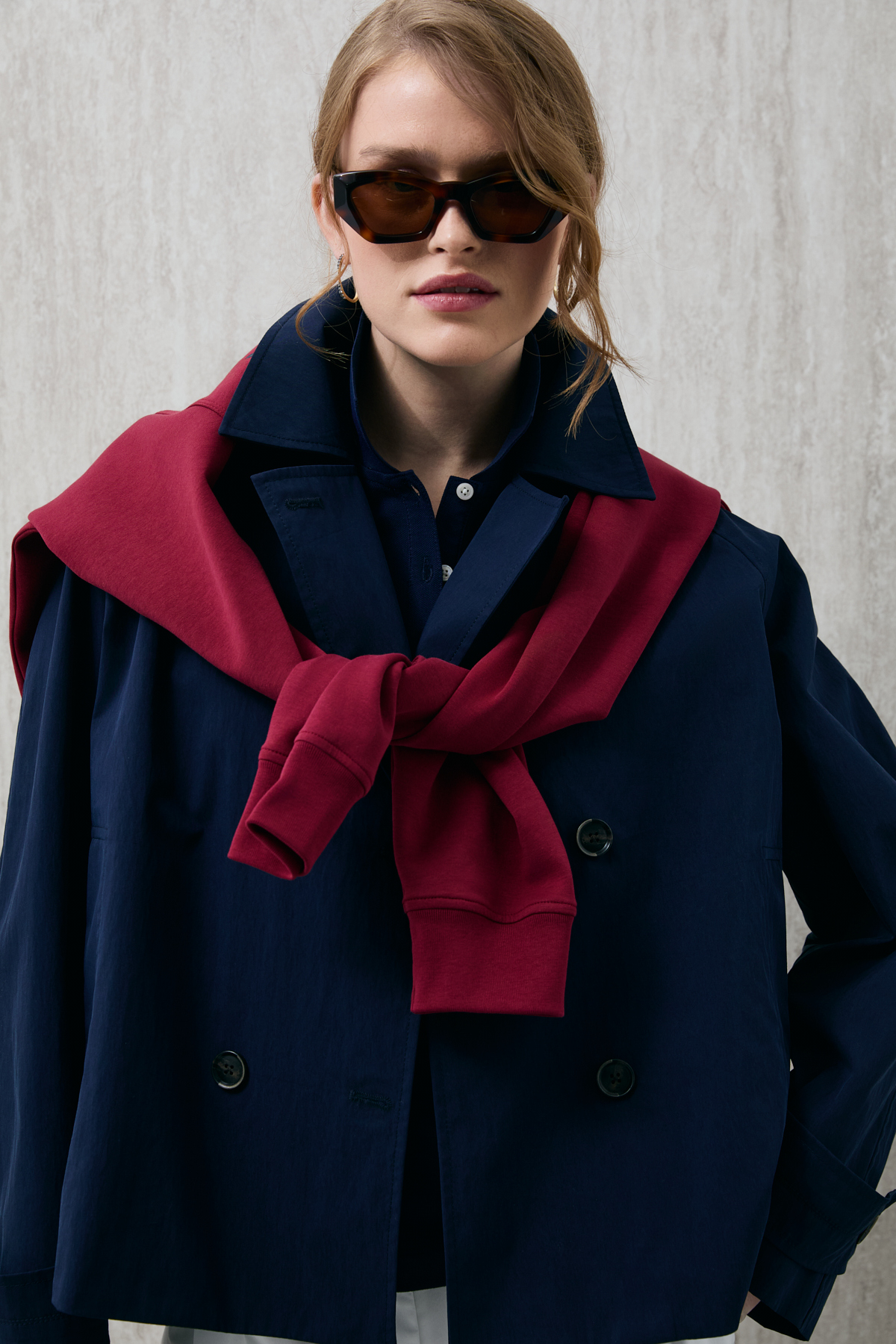 Lufian  Kriton Kadın Dış Giyim Lacivert - Görsel 5