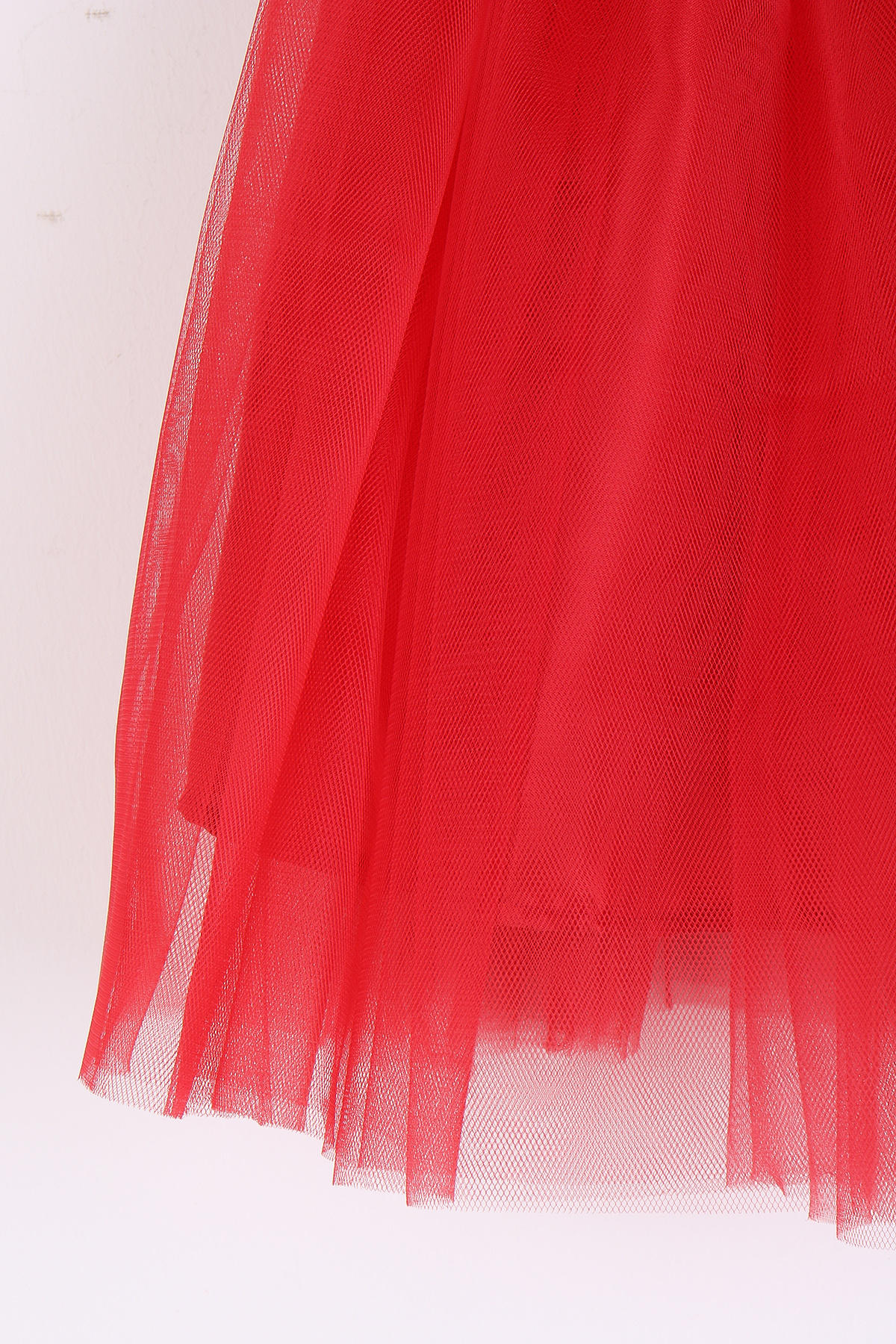 Çello mello  Butik Hasan Kız Çocuk Fiyonklu Hayal Tüllü Tütü Etek Kırmızı - Görsel 2