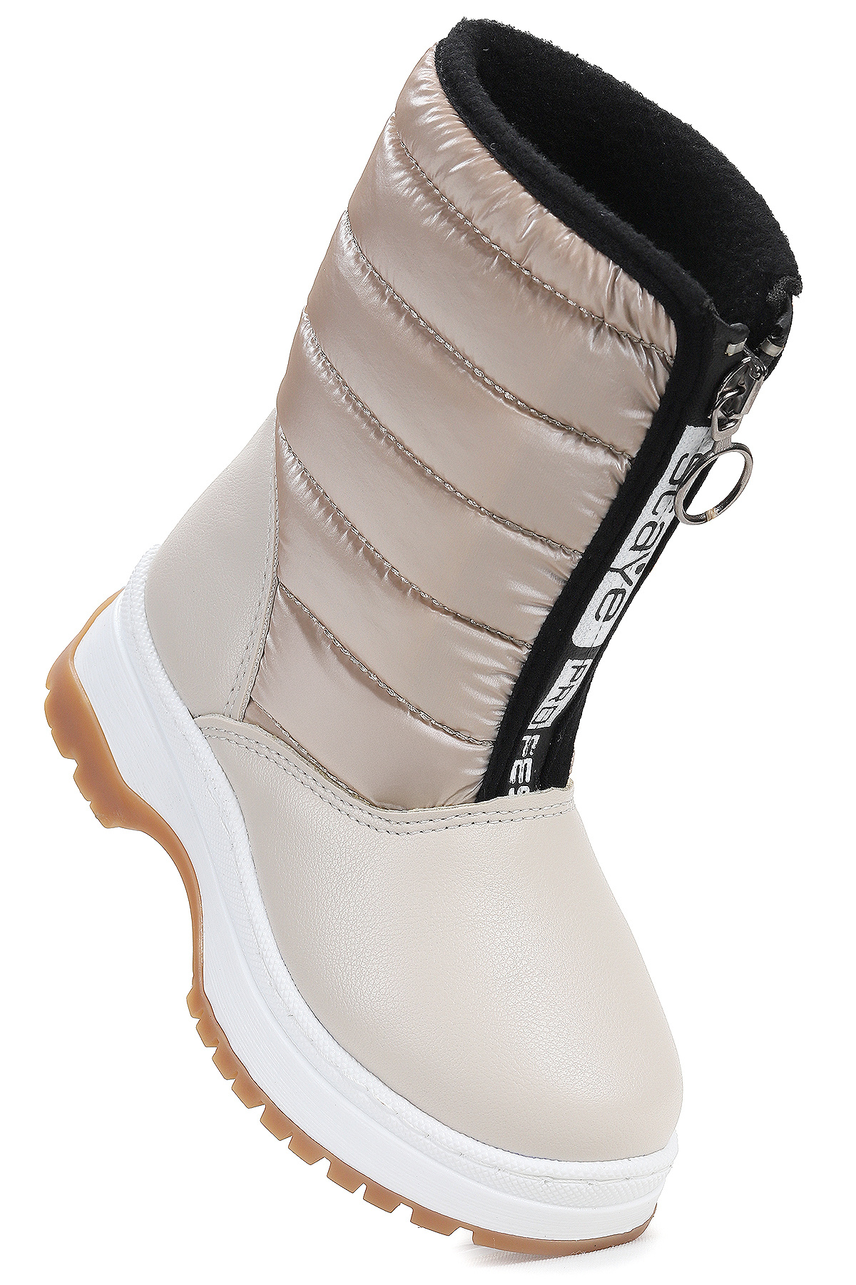 Ronel Girls' Snow Boots with Skin Zipper