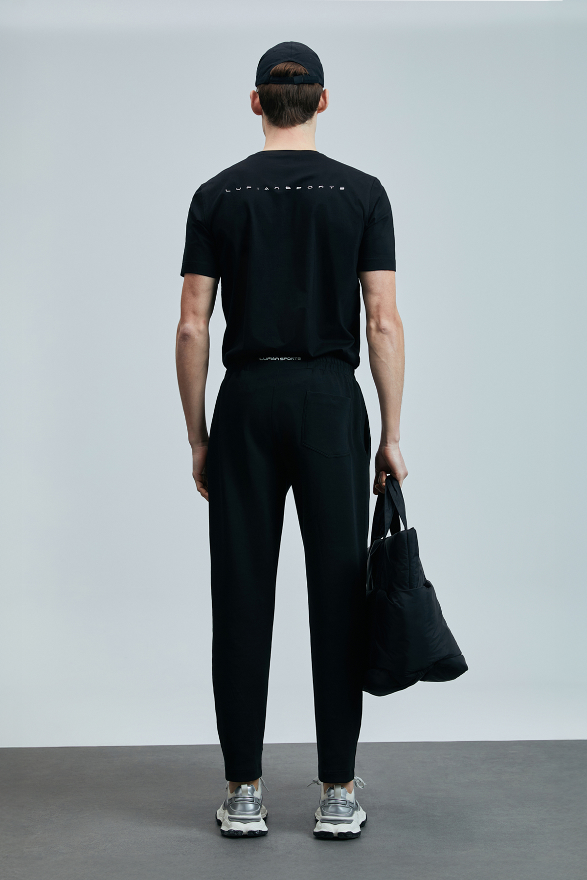 Lufian  Blaze Modern Grafik T- Shirt Siyah - Görsel 6