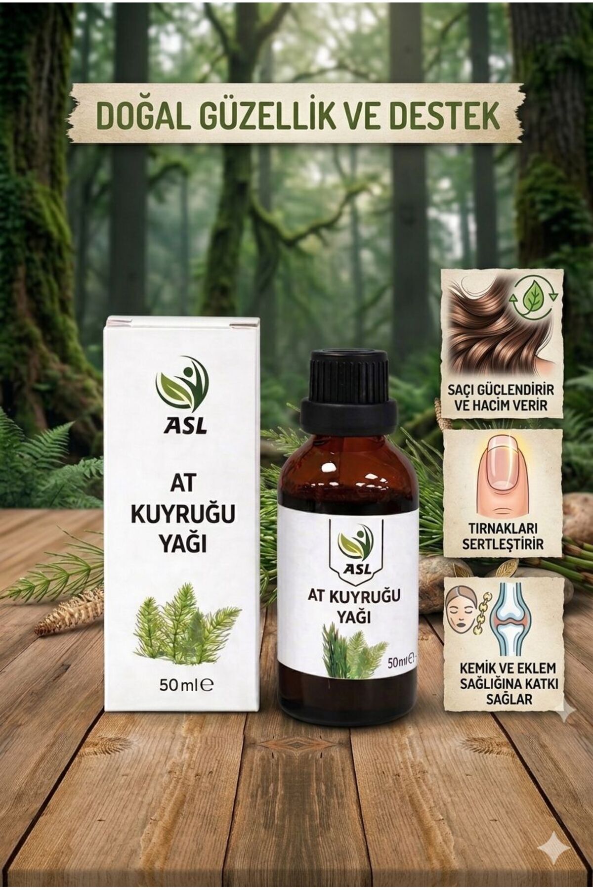 ASL At Kuyruğu Yağı 50 ml — AT
